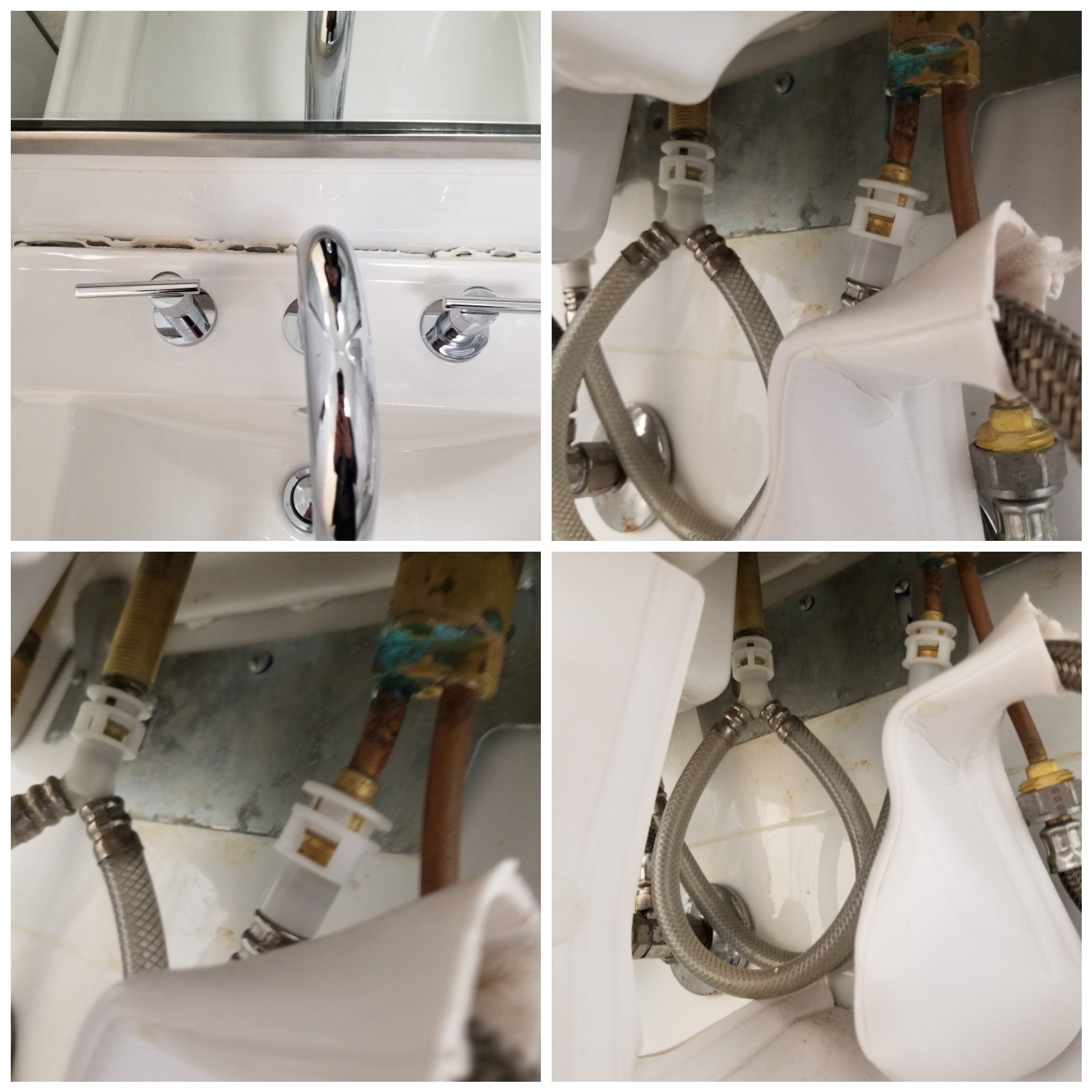 Sink is loose. I am trying to figure out if I simply tighten the screws and recaulk if the