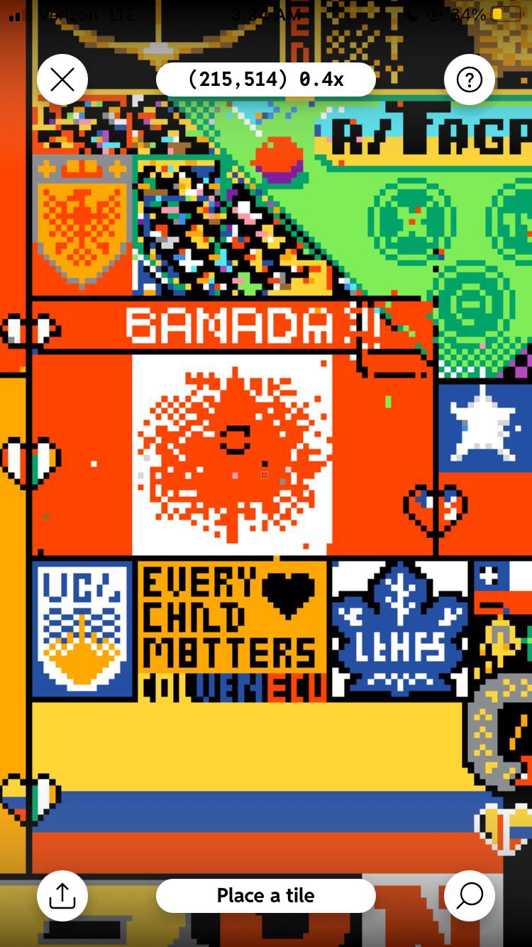 Ah yes, the Canadian flag place