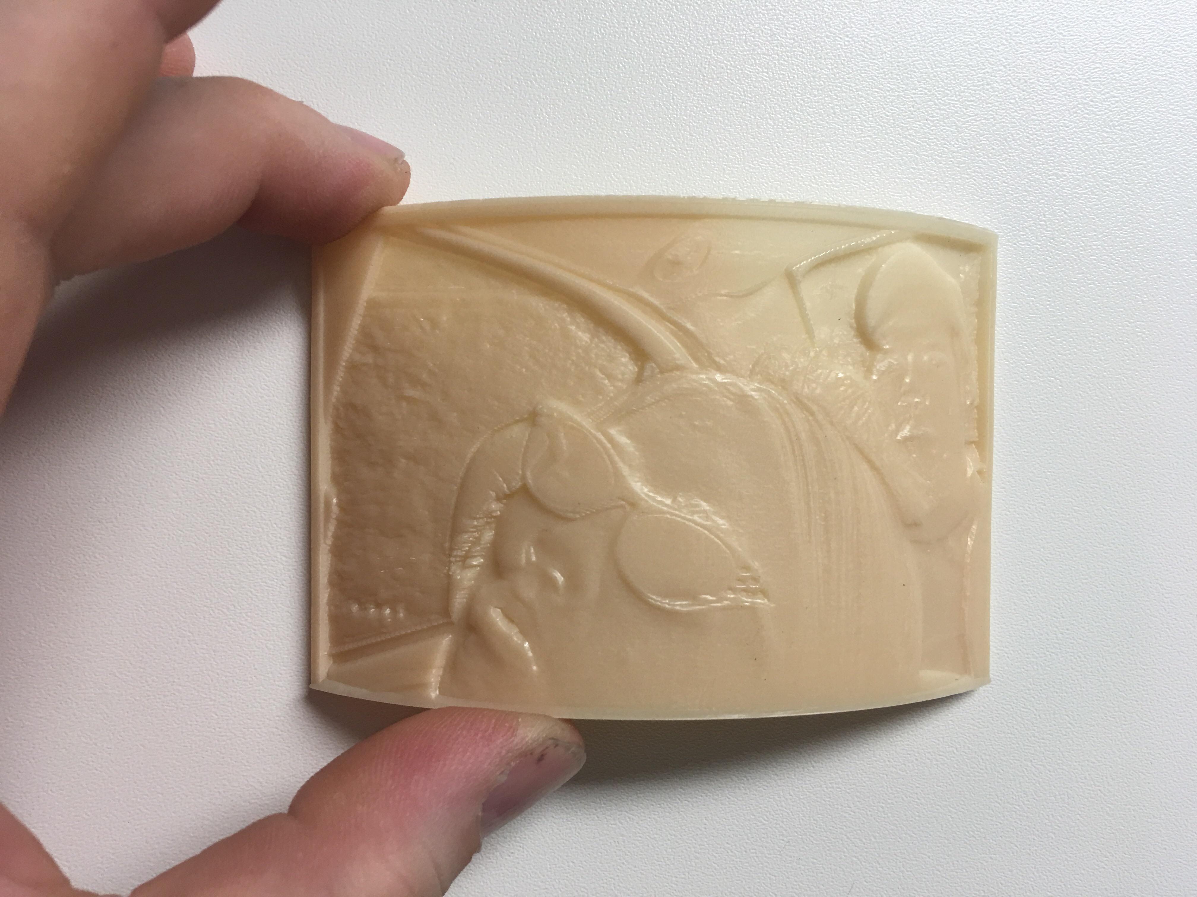 ...and it was all yellow... Anycubic White resin. Was a beautiful white