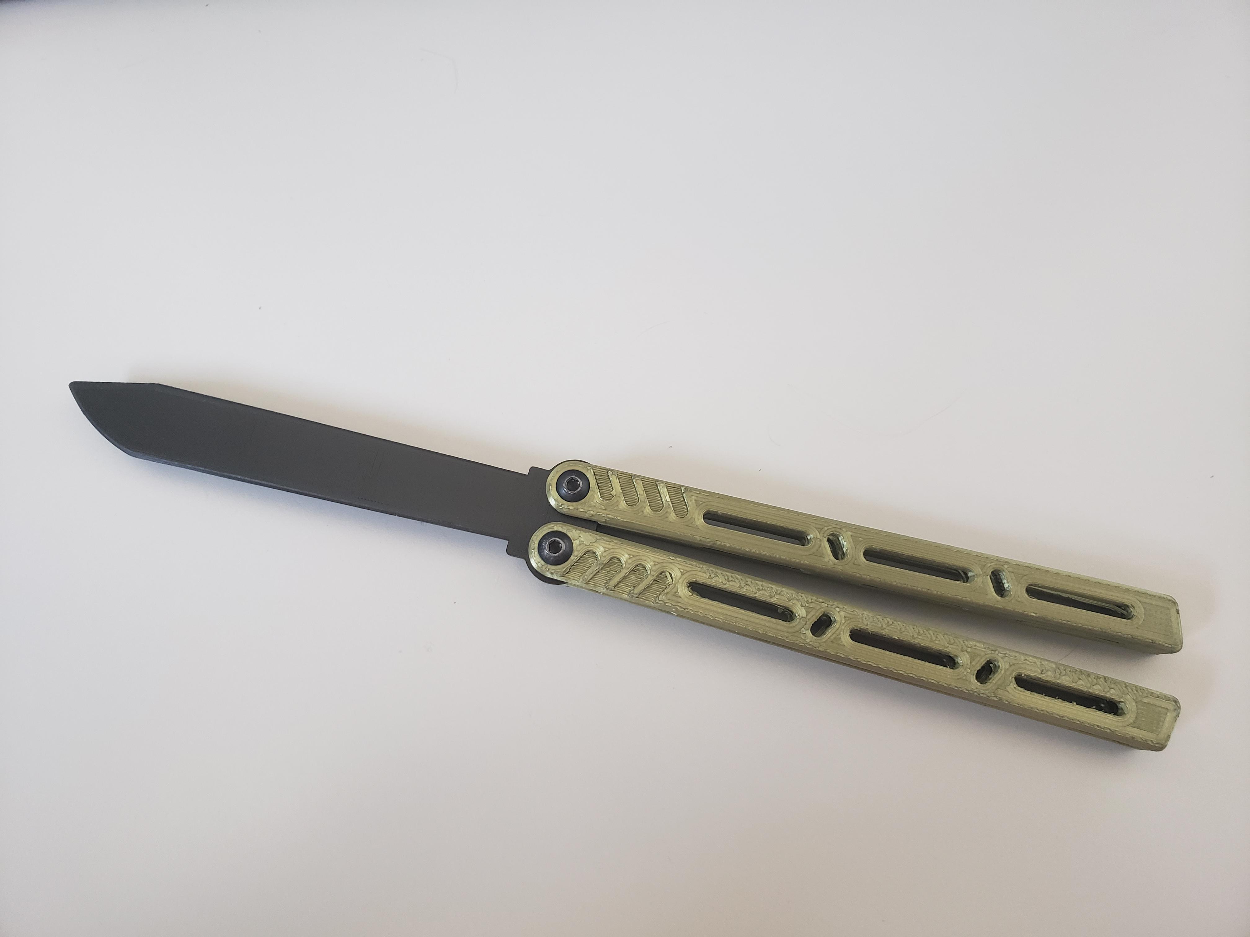 Here is another balisong that i designed using bearings r/balisong
