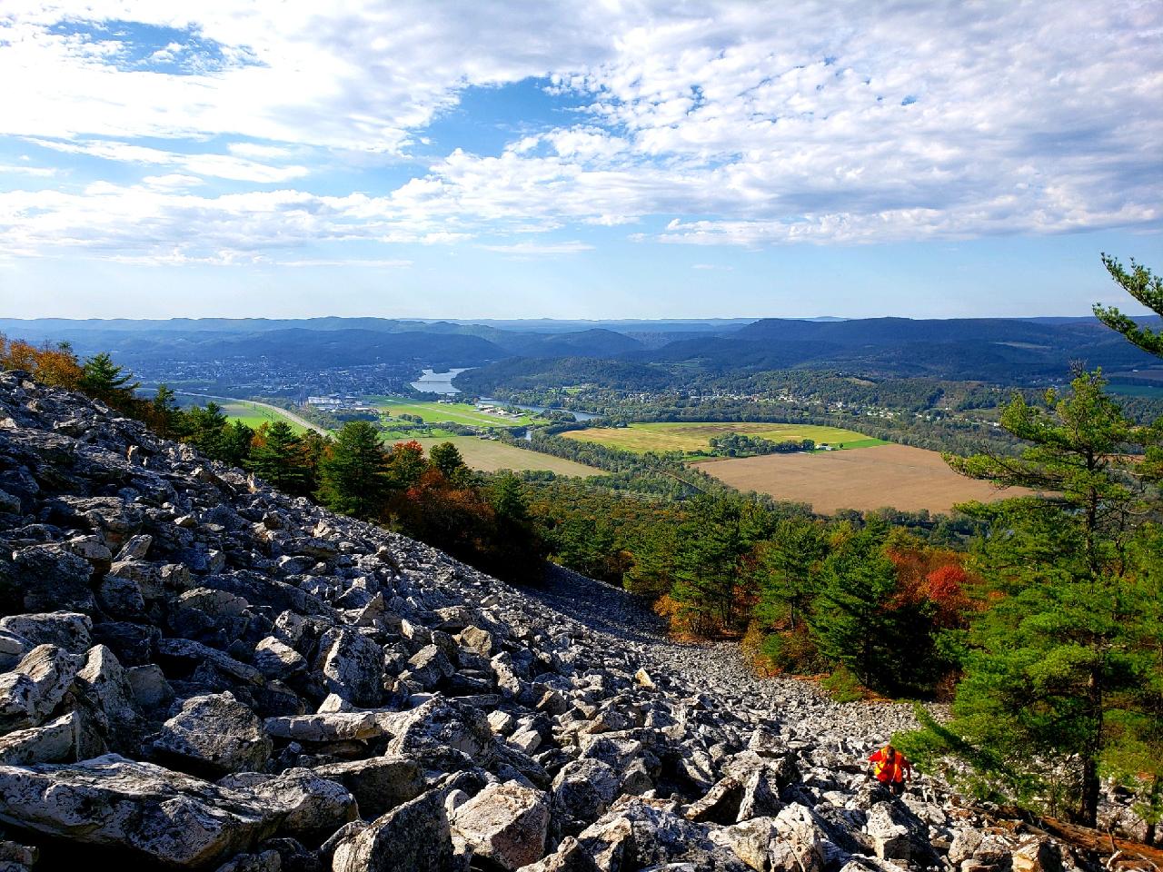 Castanea boulder field trail in Clinton county Pennsylvania. 10/21/21