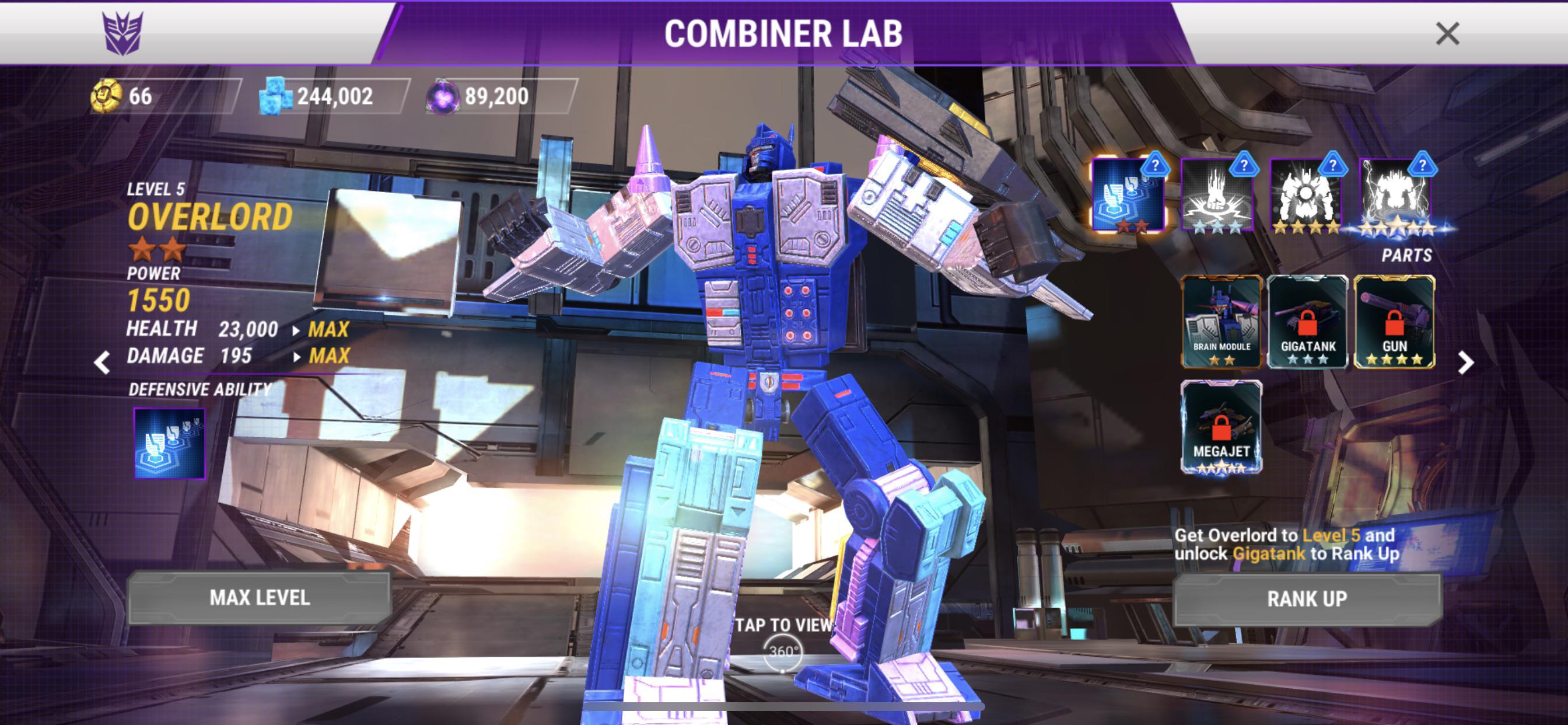 Who knows how to unlock overlords extras like giga tank and other bits