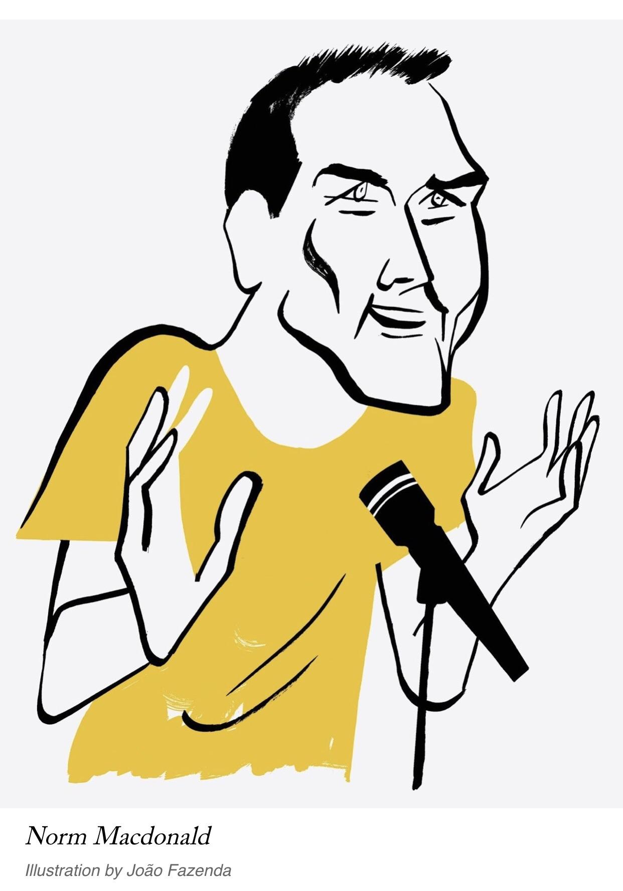Opinions about João Fazenda of the New York Times drawing of Norm MacDonald? Personally, I don’t
