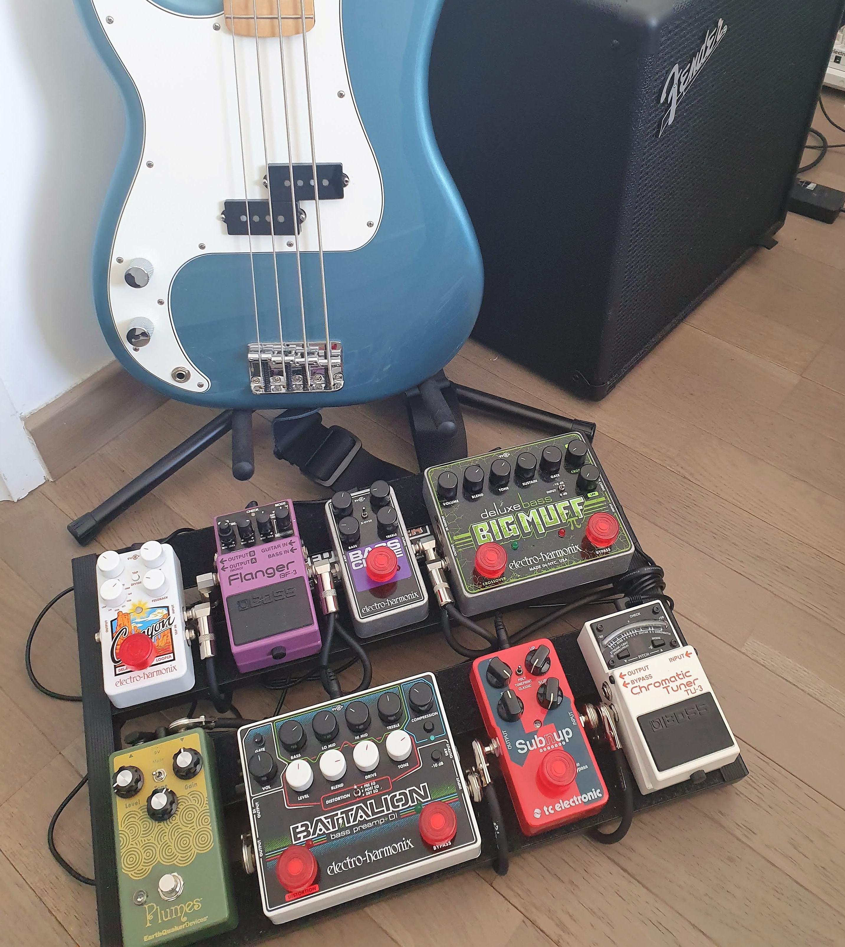 NPD Board complete ! (signal chain in comment) r/basspedals