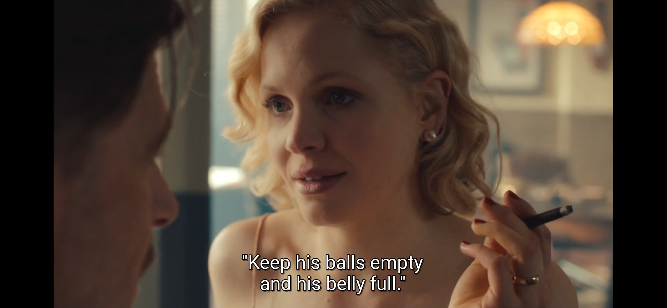 "Keep his balls empty and his belly full." Peaky Blinders [2340x1080
