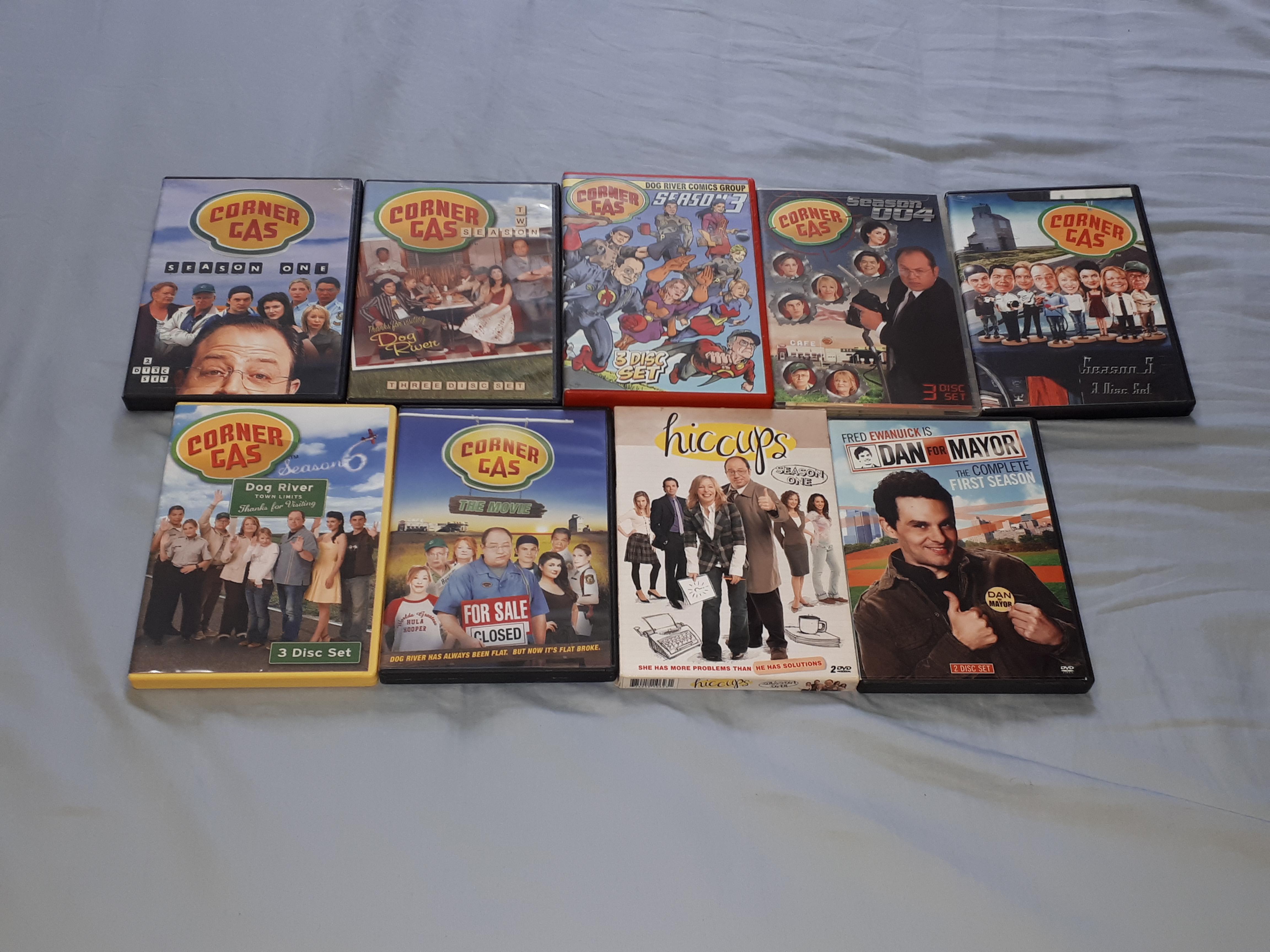 Corner Gas DVD Collection (Plus Hiccups and Dan for Mayor). Happy