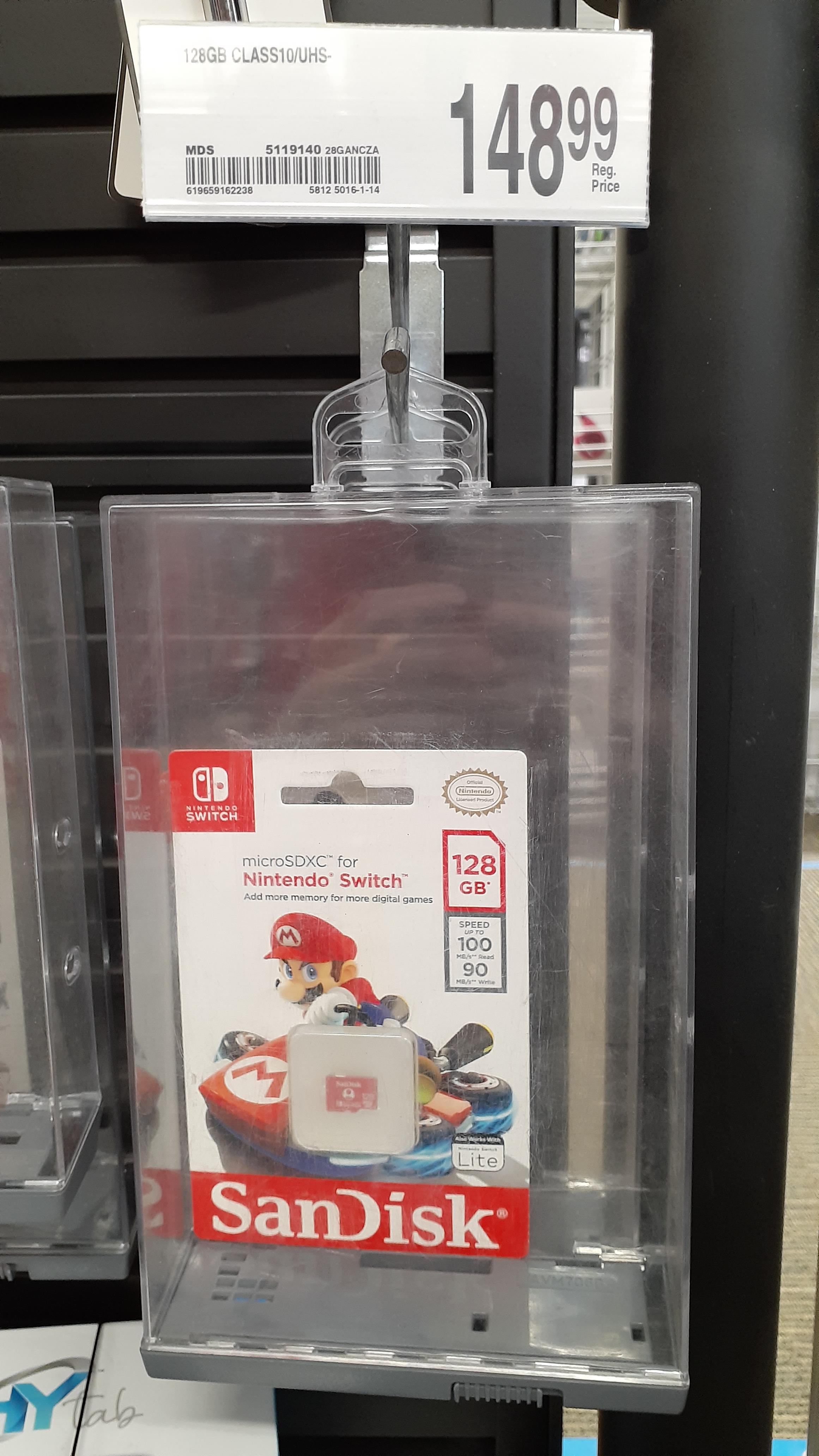 Gotta make sure you're paying that Nintendo tax for your SD card. r