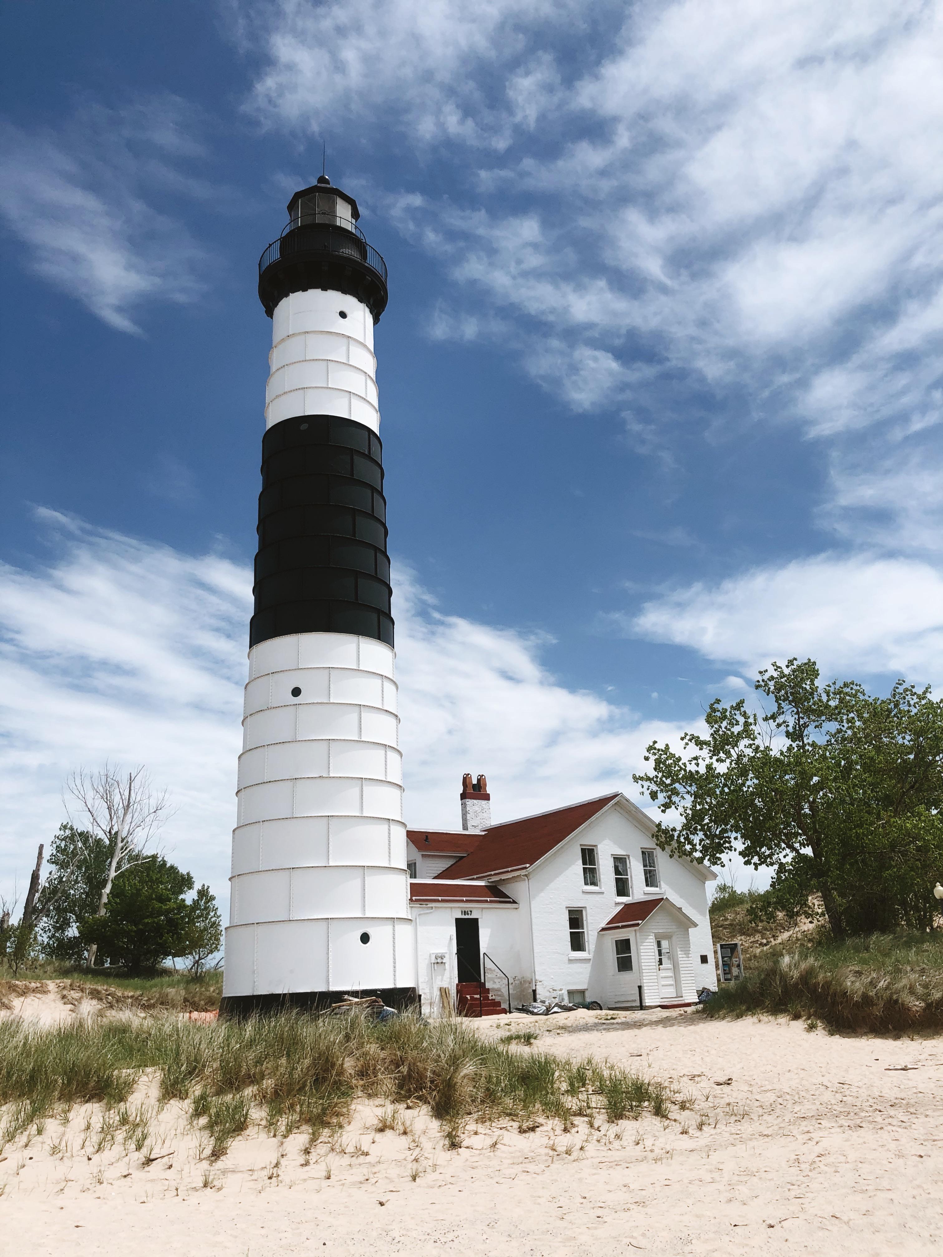 Big Sable Point Lighthouse, Ludington State Park, Michigan, USA r/hiking