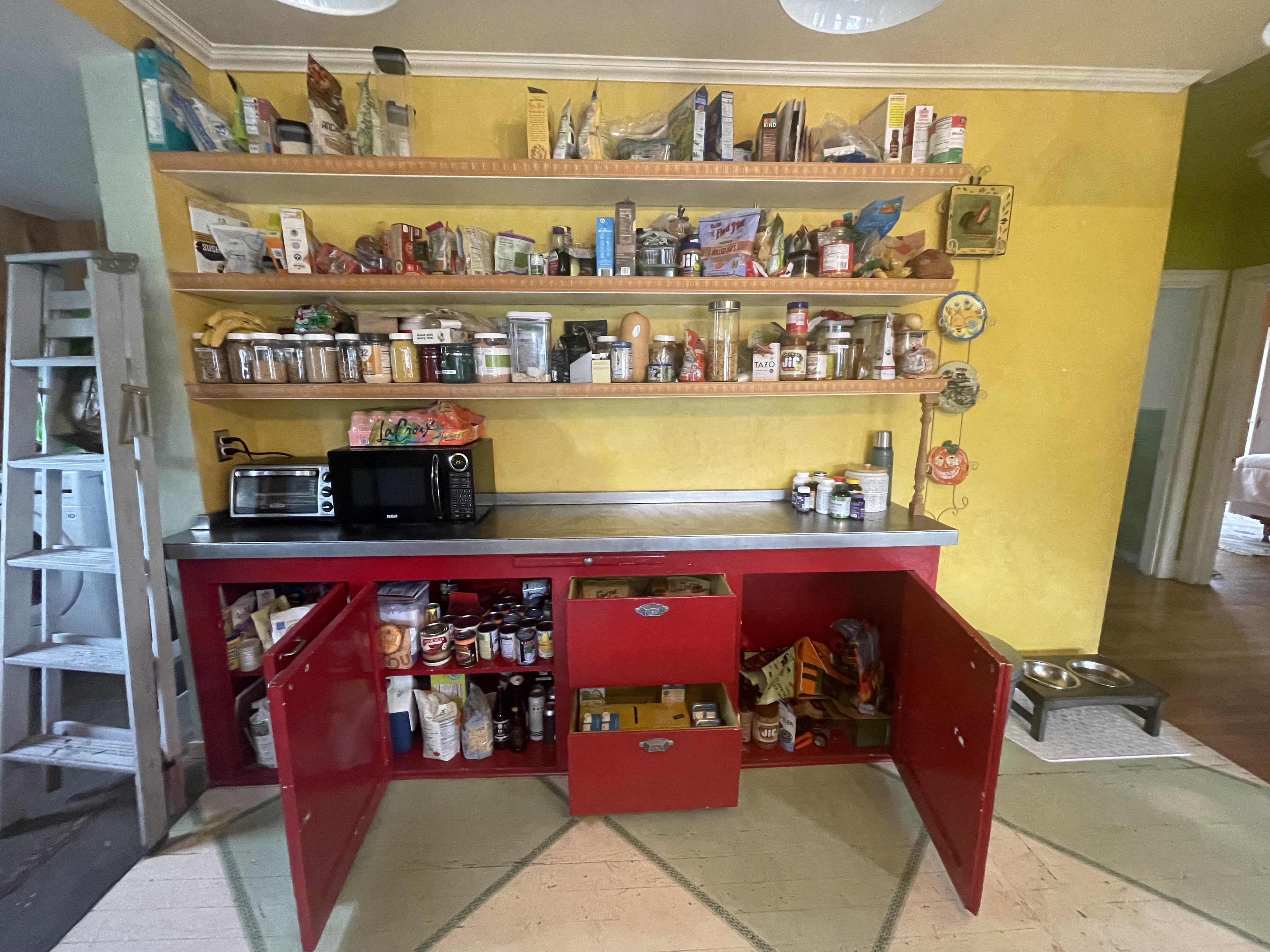 Need help organizing food storage area