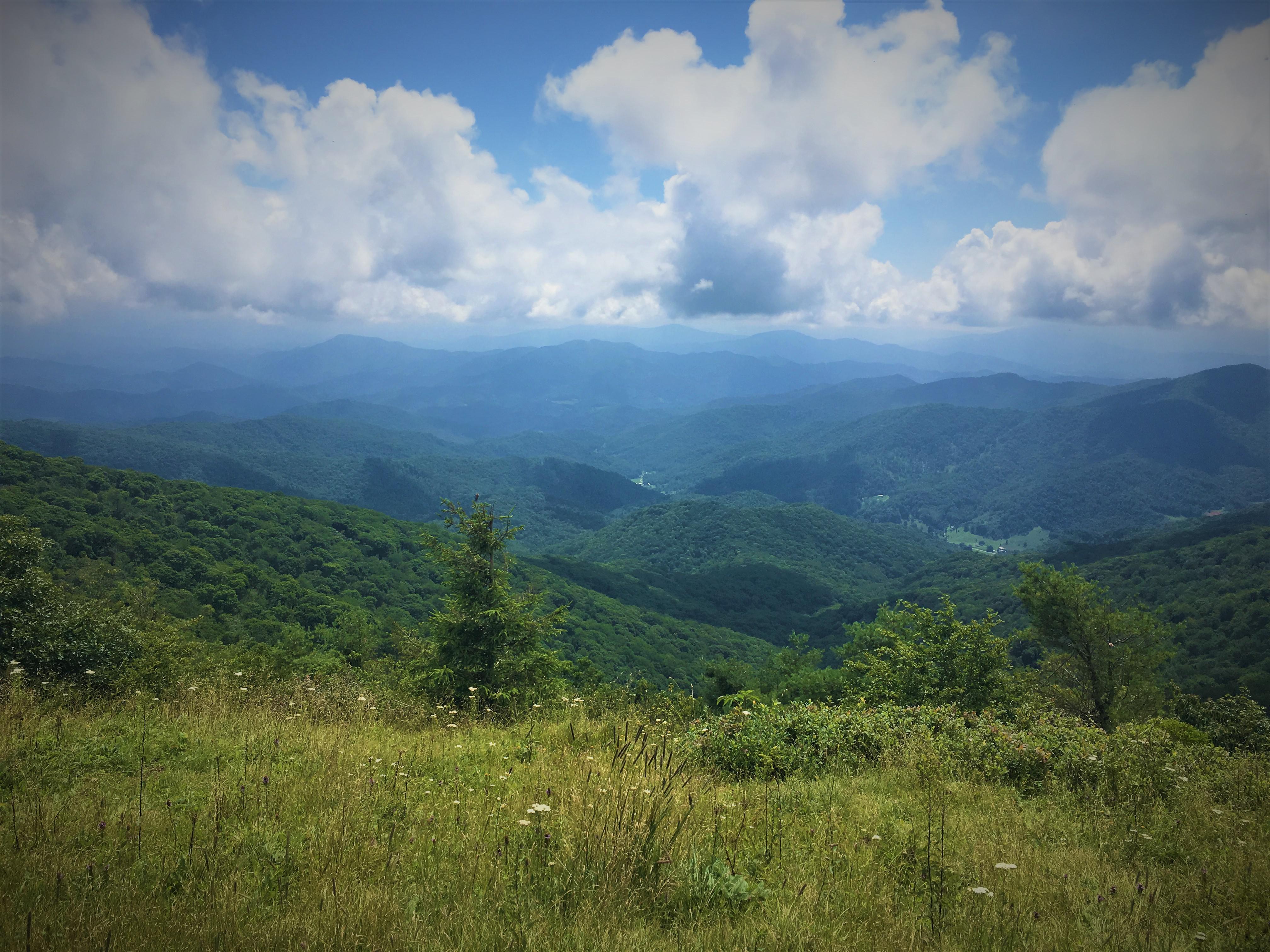 View from Big Bald today near Mars Hill. r/asheville