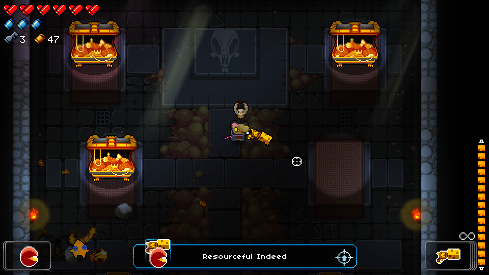 [SPOILERS] Due to one of my rat chests being a mimic, I got the