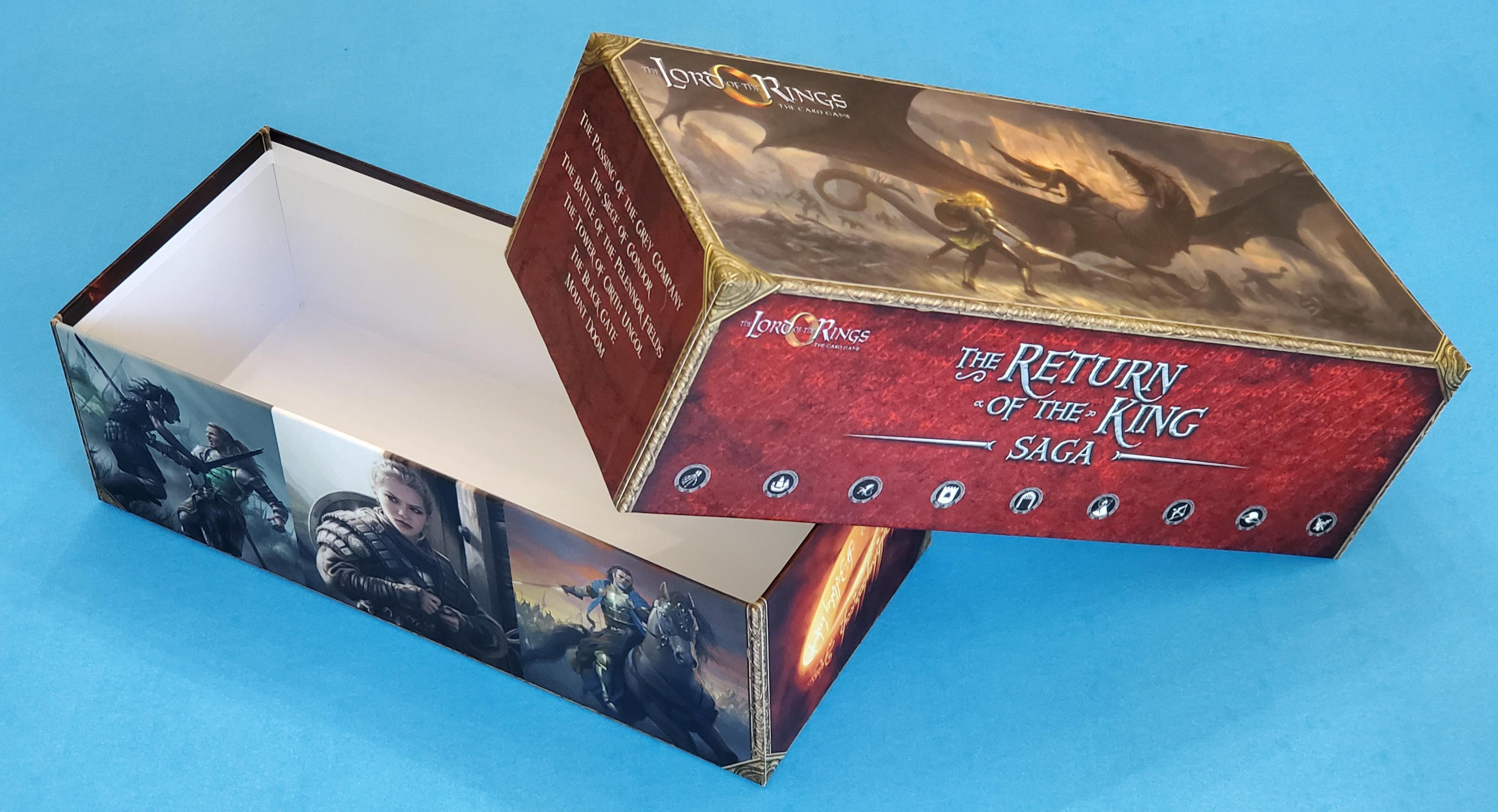 Custom LOTR LCG card box Return of the King (augmented and reimagined