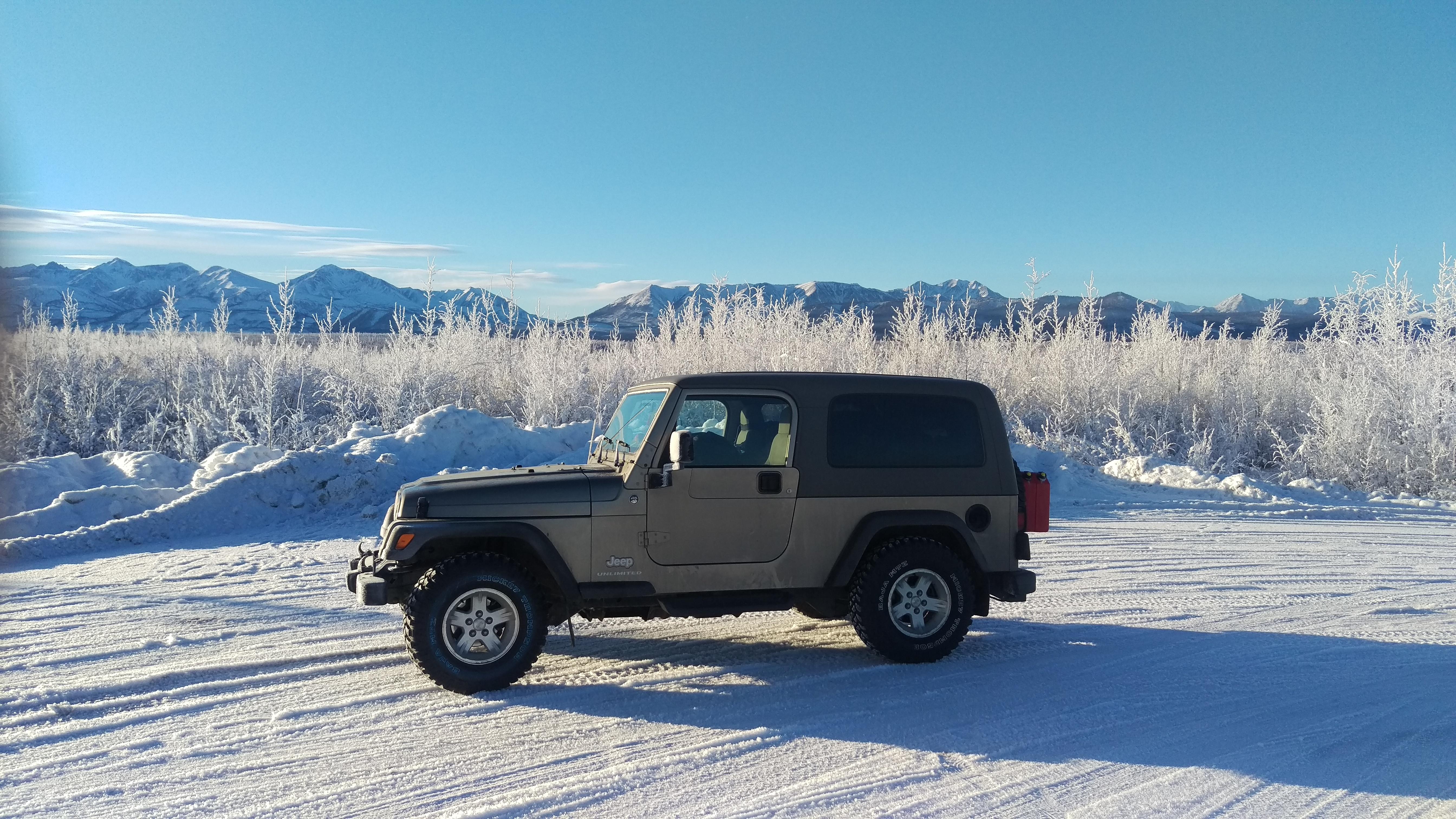 The Alaska Highway Jeep