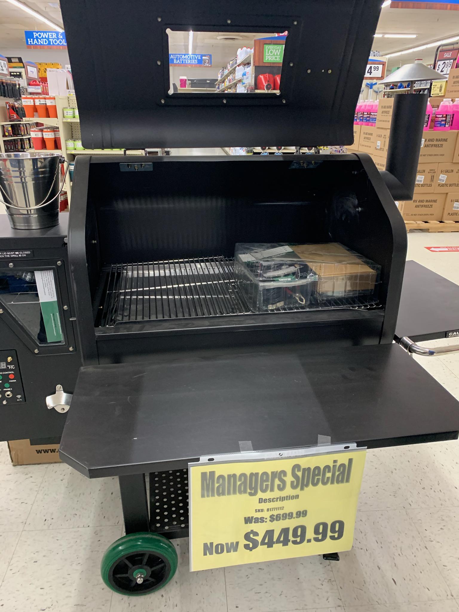 Scored this awesome deal on my first pellet grill yesterday! r