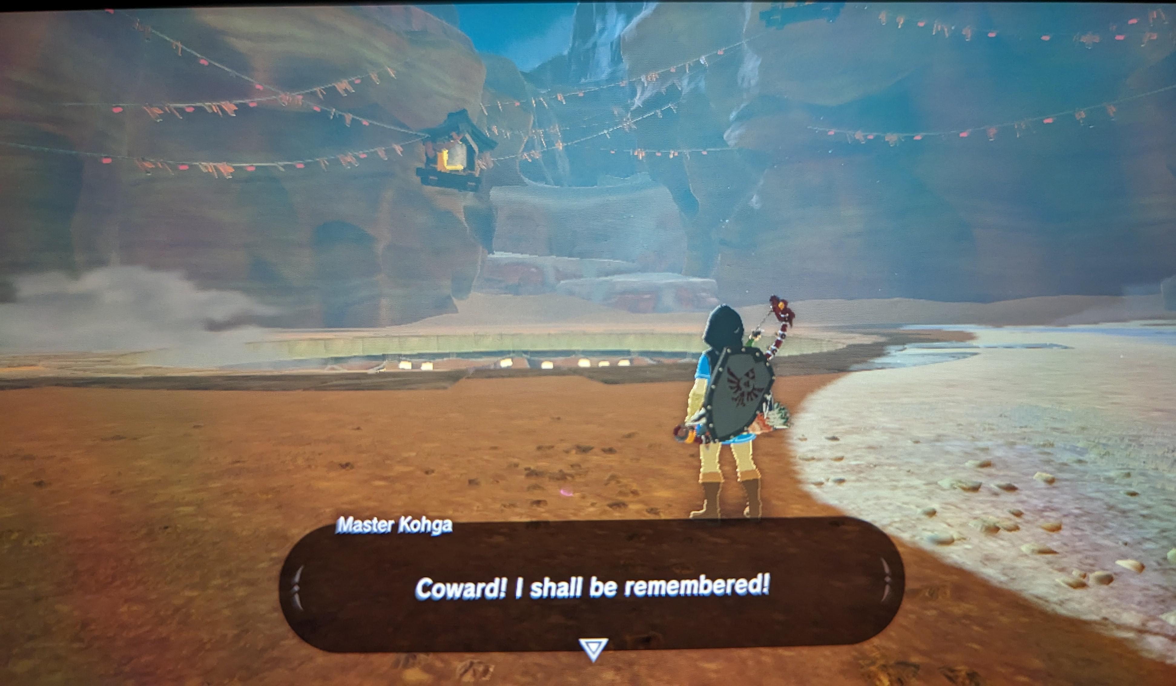 Playing BotW for the first time and just met this guy. He's their