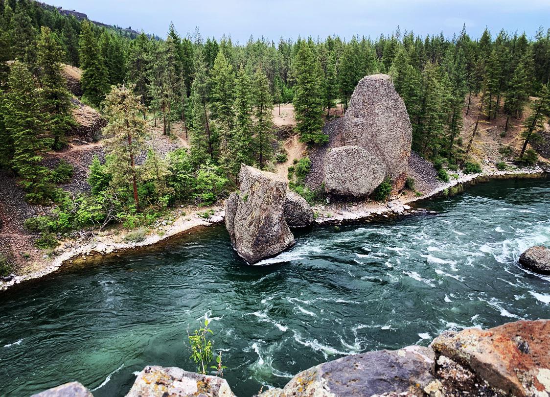 Spokane River and Latah Creek confluence this morning. I loved the