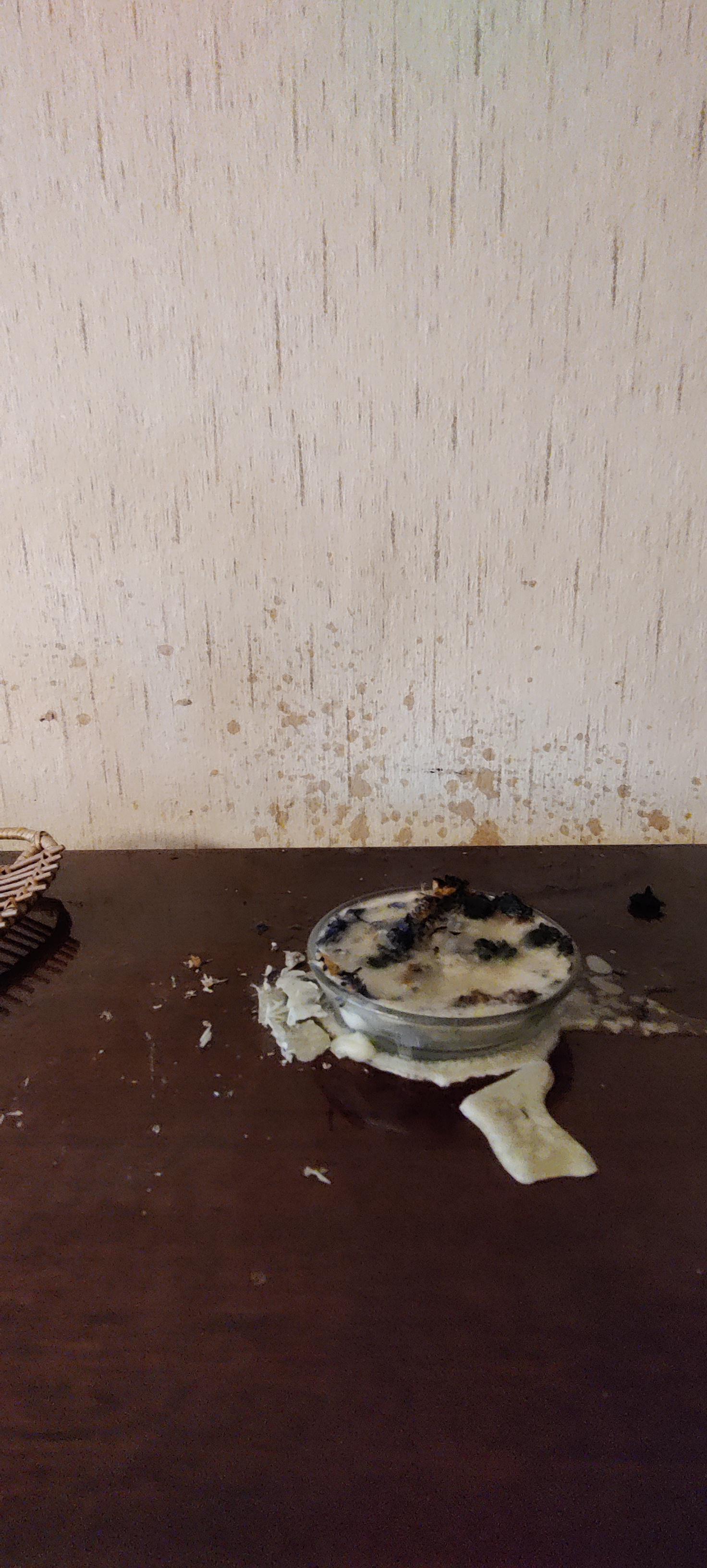 Is it possible to clean these candle stains from wallpaper, if so, how