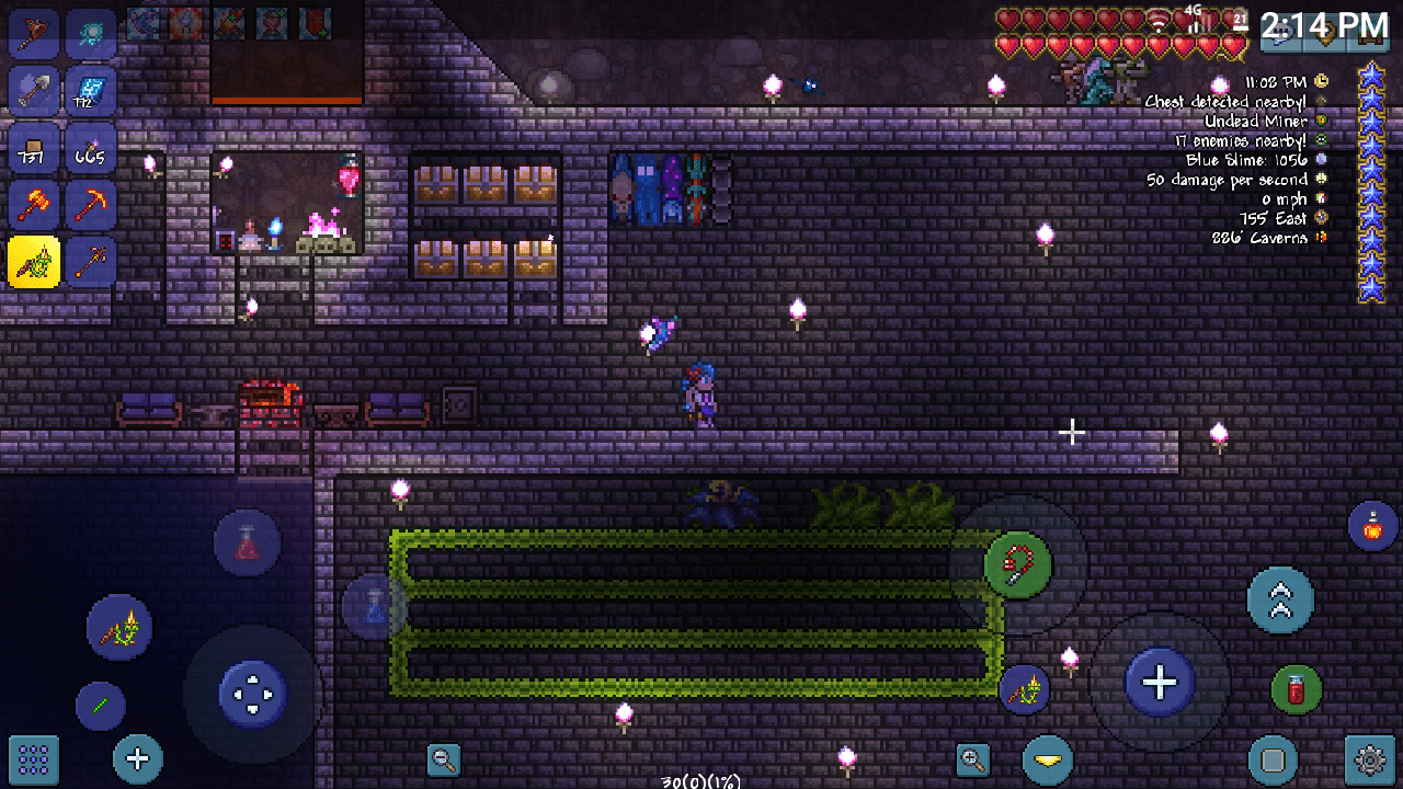 Why the jungle isn't working? This is exactly 106 mud blocks with