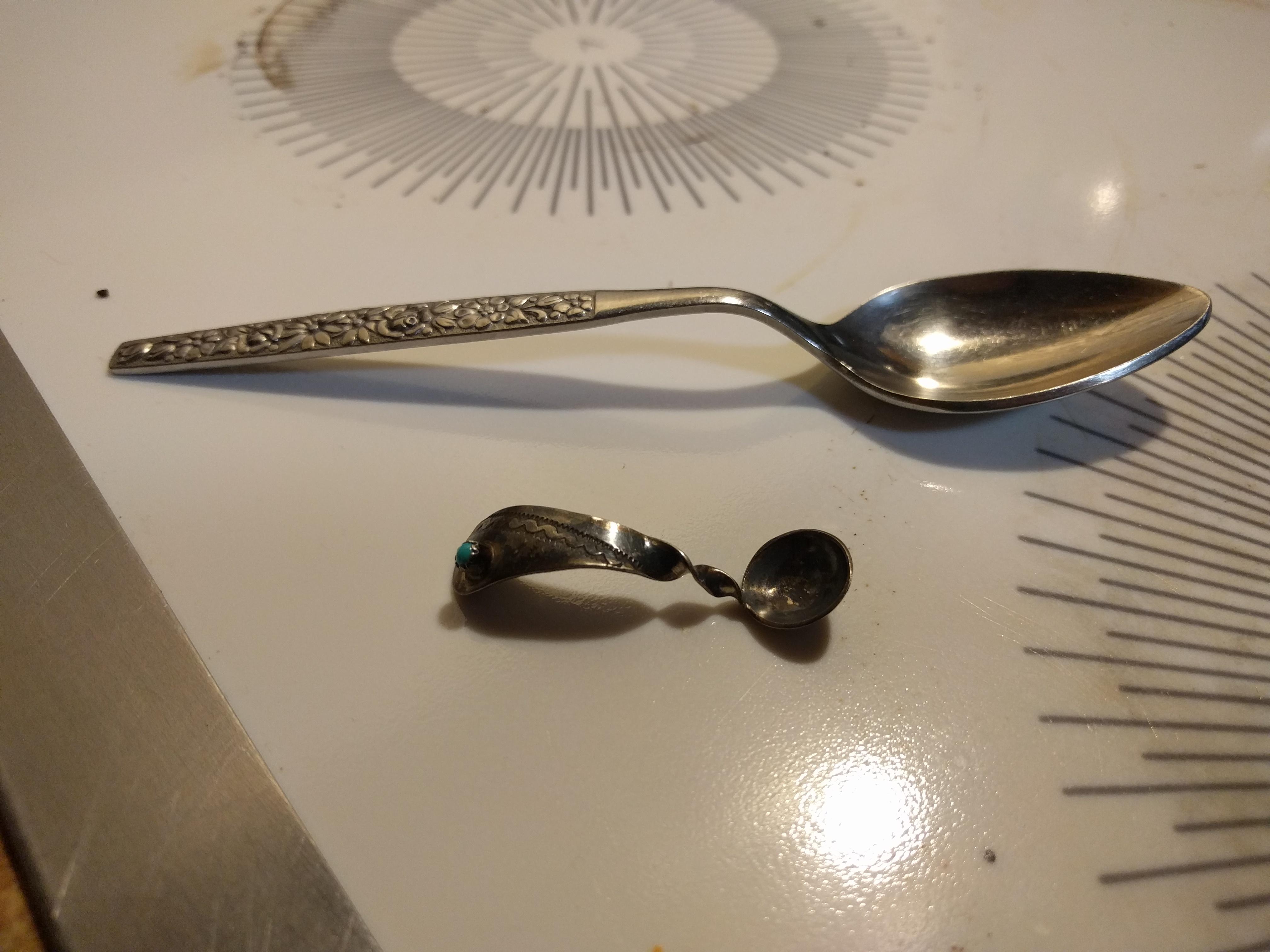 What might the use be for this tiny sterling silver spoon with