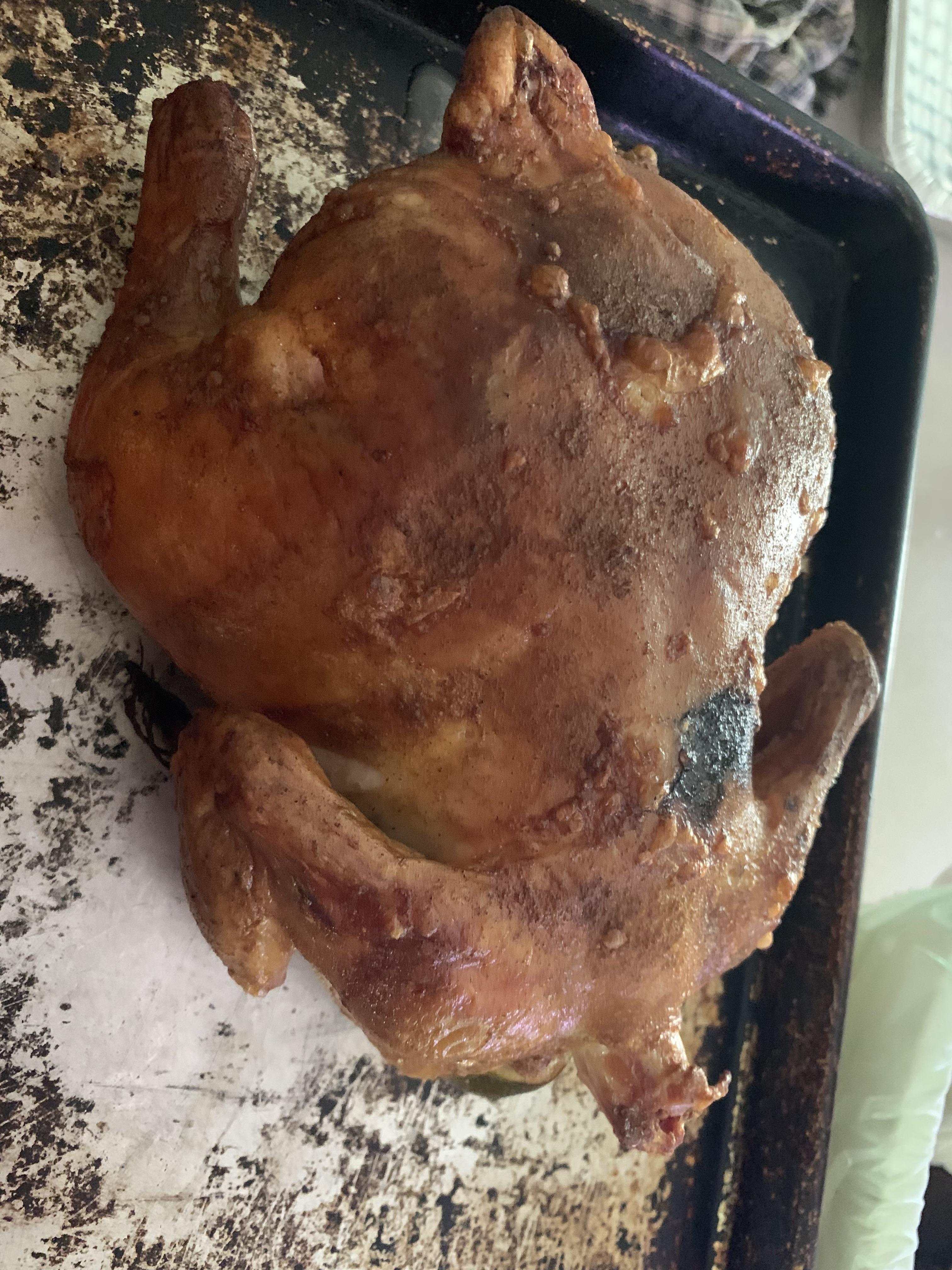 First chicken on the BGE. r/biggreenegg