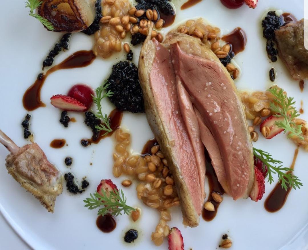 A dish, served at Mirazur, the best resturant in the world. r