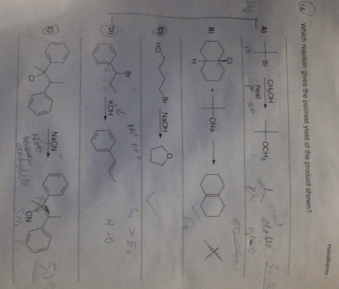 Help with Organic chemistry Question
