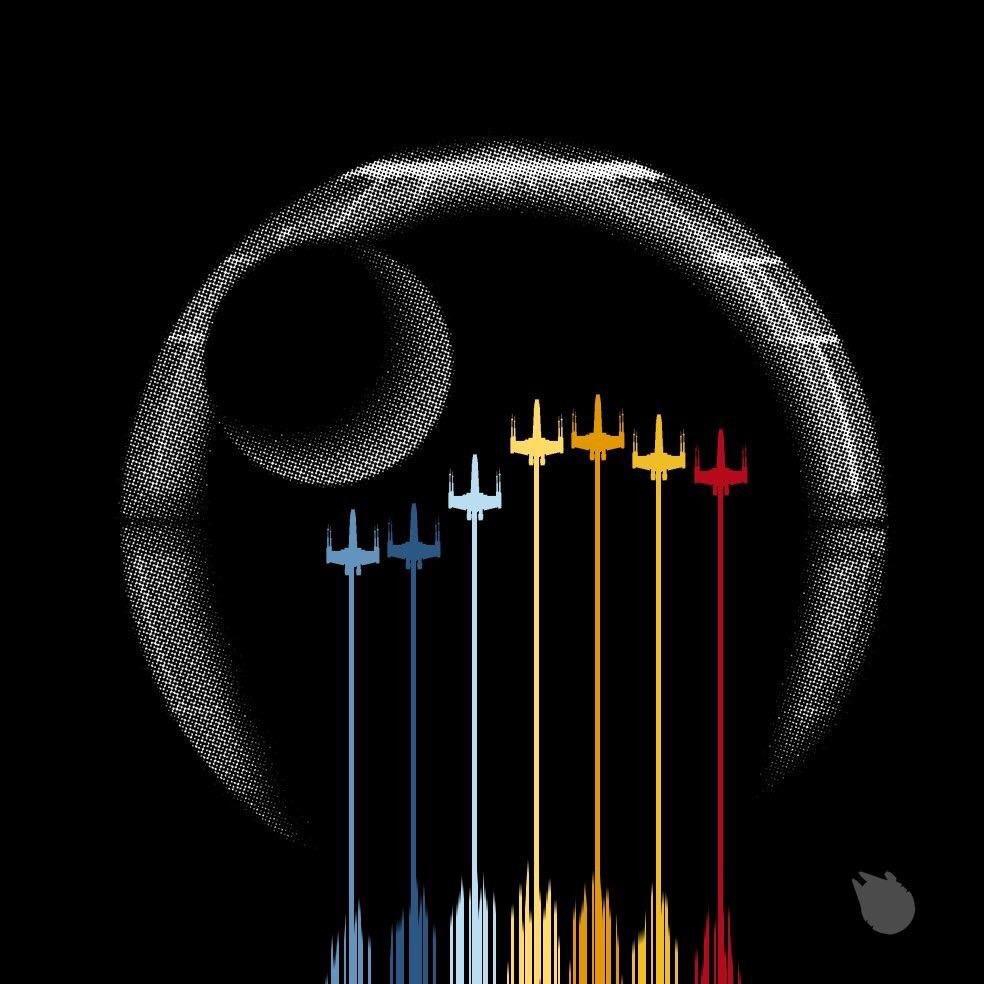 From r/dataisbeautiful a chart comparing the Star Wars movie ratings