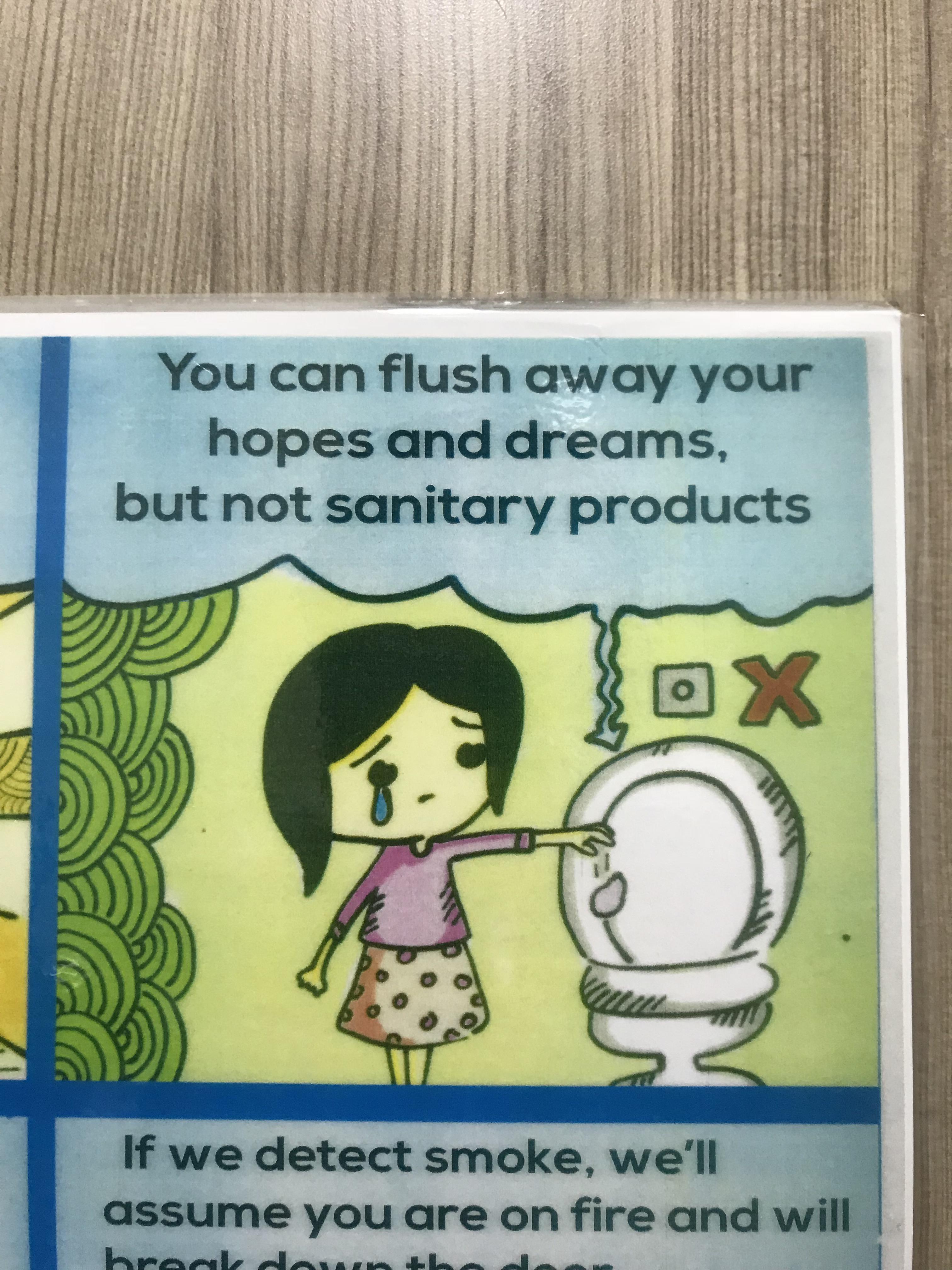 You can flush away your hopes and dreams r/funny