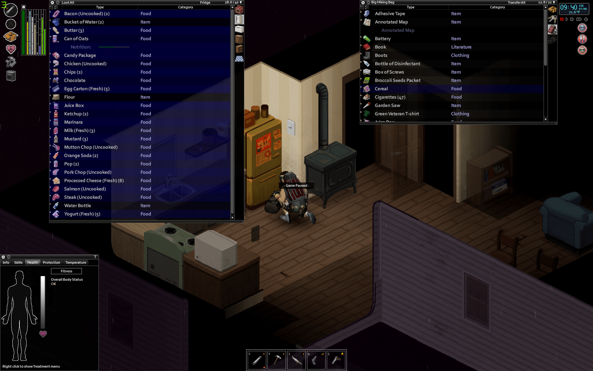 I raided a supermarket but the power will be out within the next 3 days