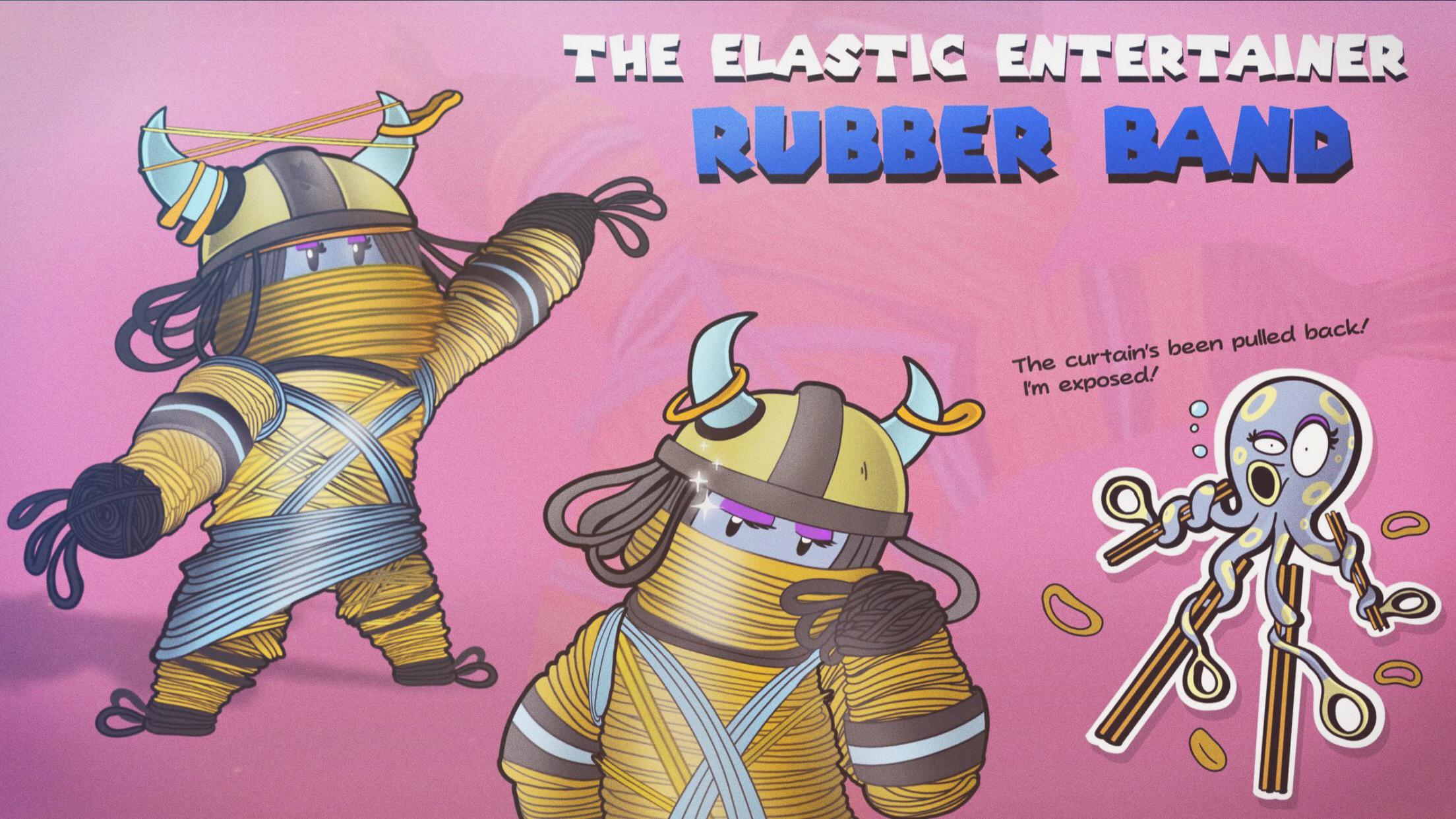 I redesigned Rubber Band from Paper Mario the Origami King! r/papermario