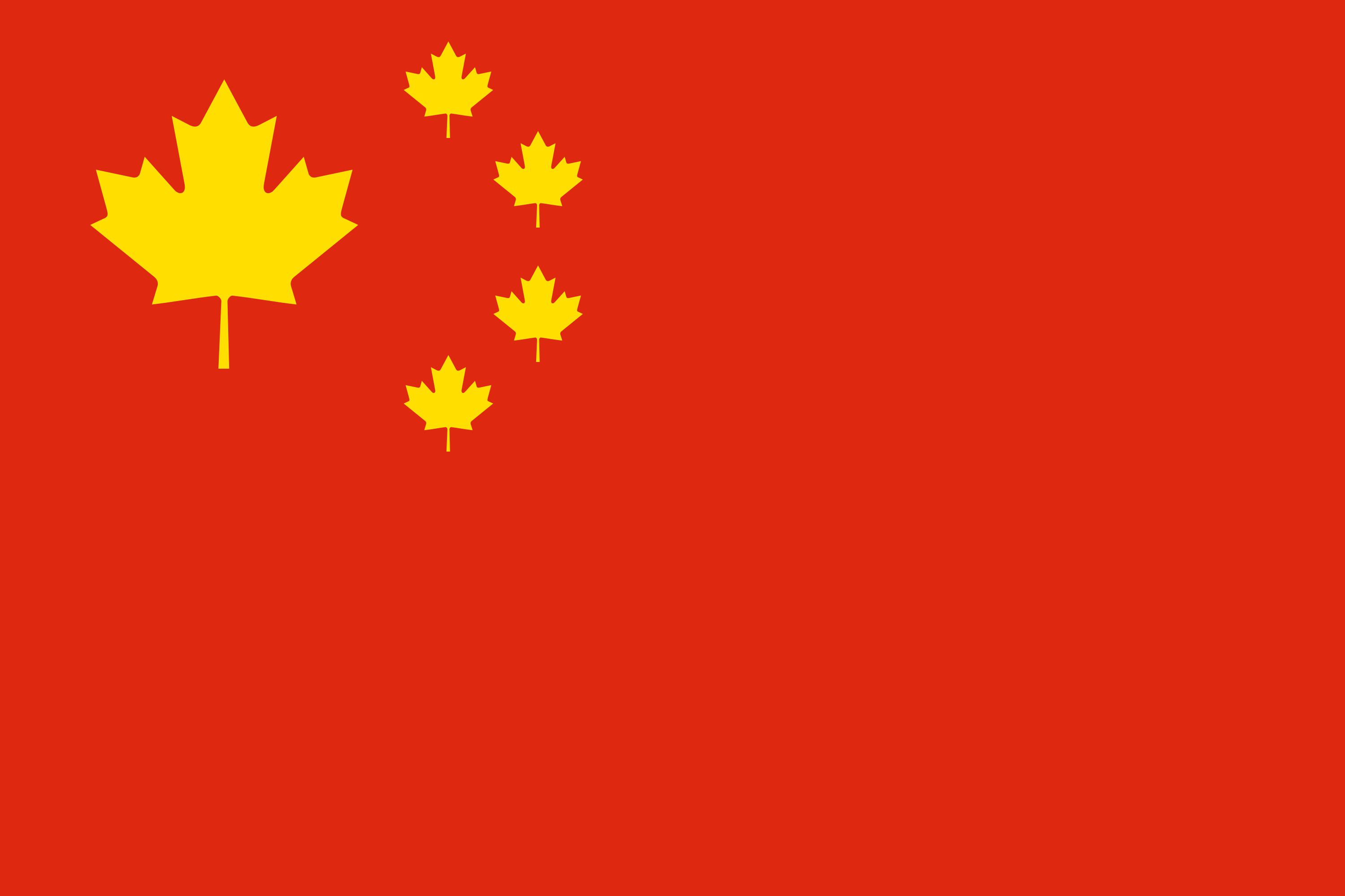 I give you the People’s Republic of Canada. vexillology