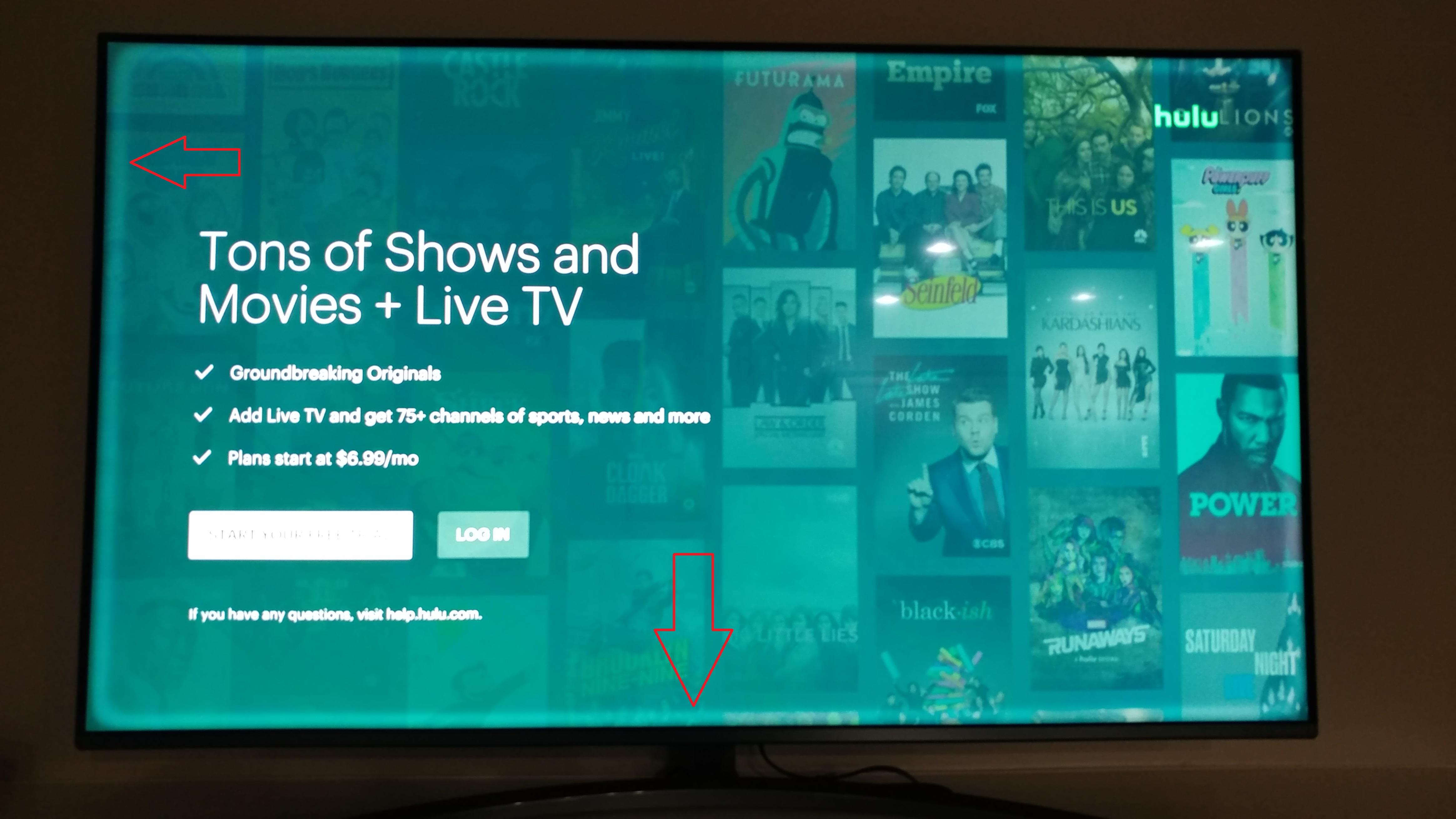 Anyone experience a faded white bar around screen edge after a software update on LG TVs