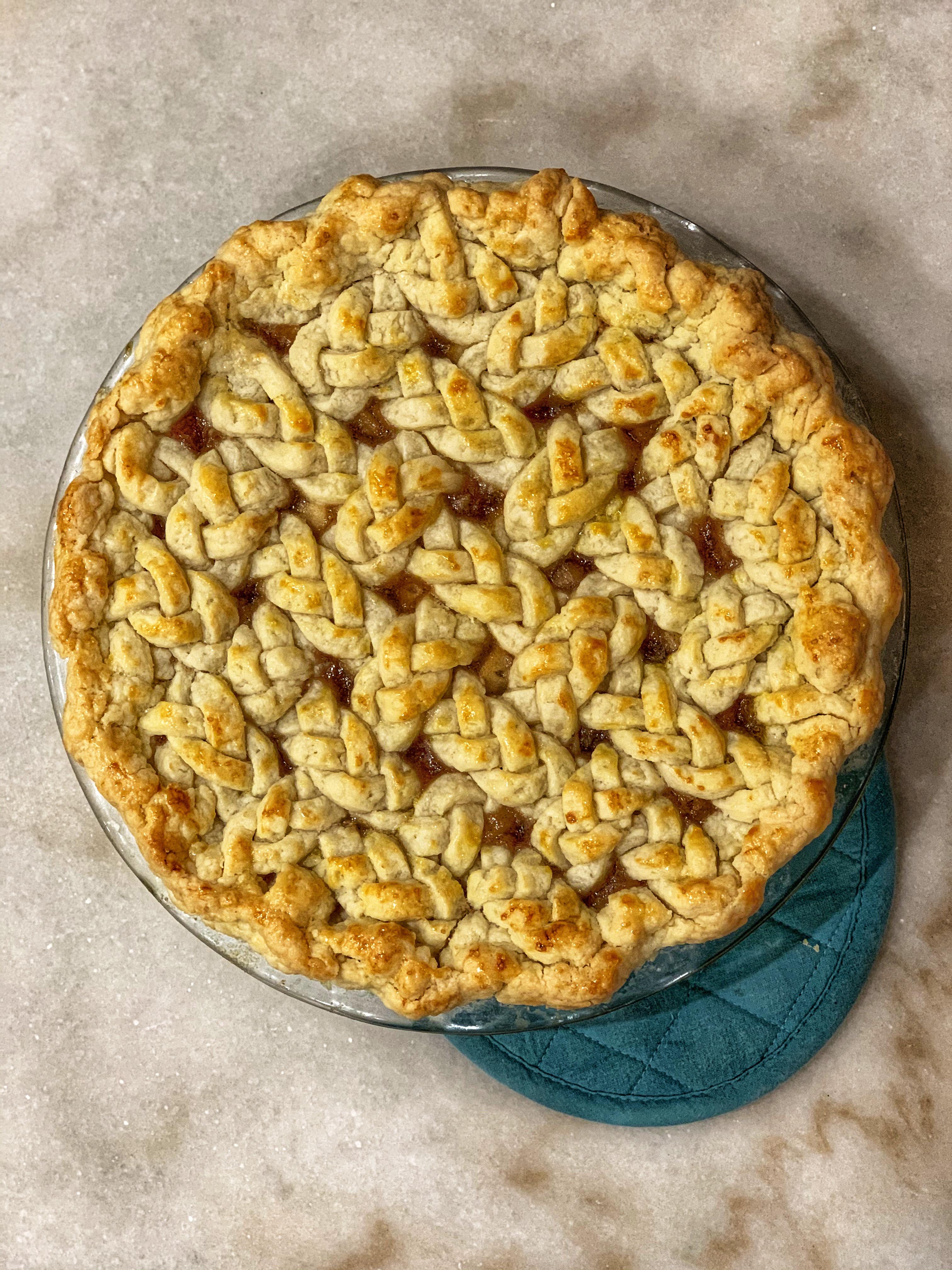 I decided to conquer my fear of pie dough and make my first pie! It’s