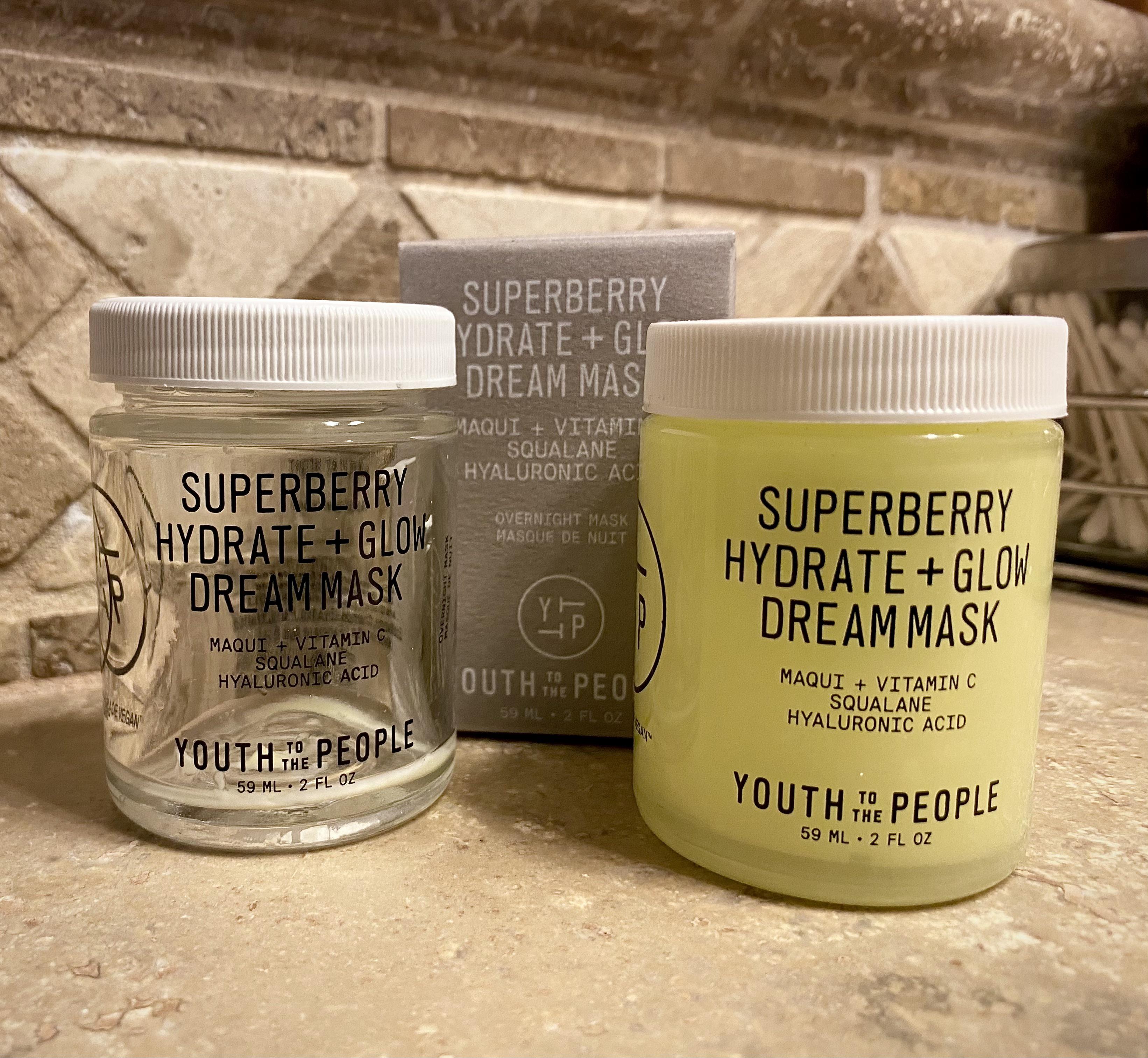 Just finished my first jar of the YTTP Superberry Hydrate and Glow Dream Mask. This project