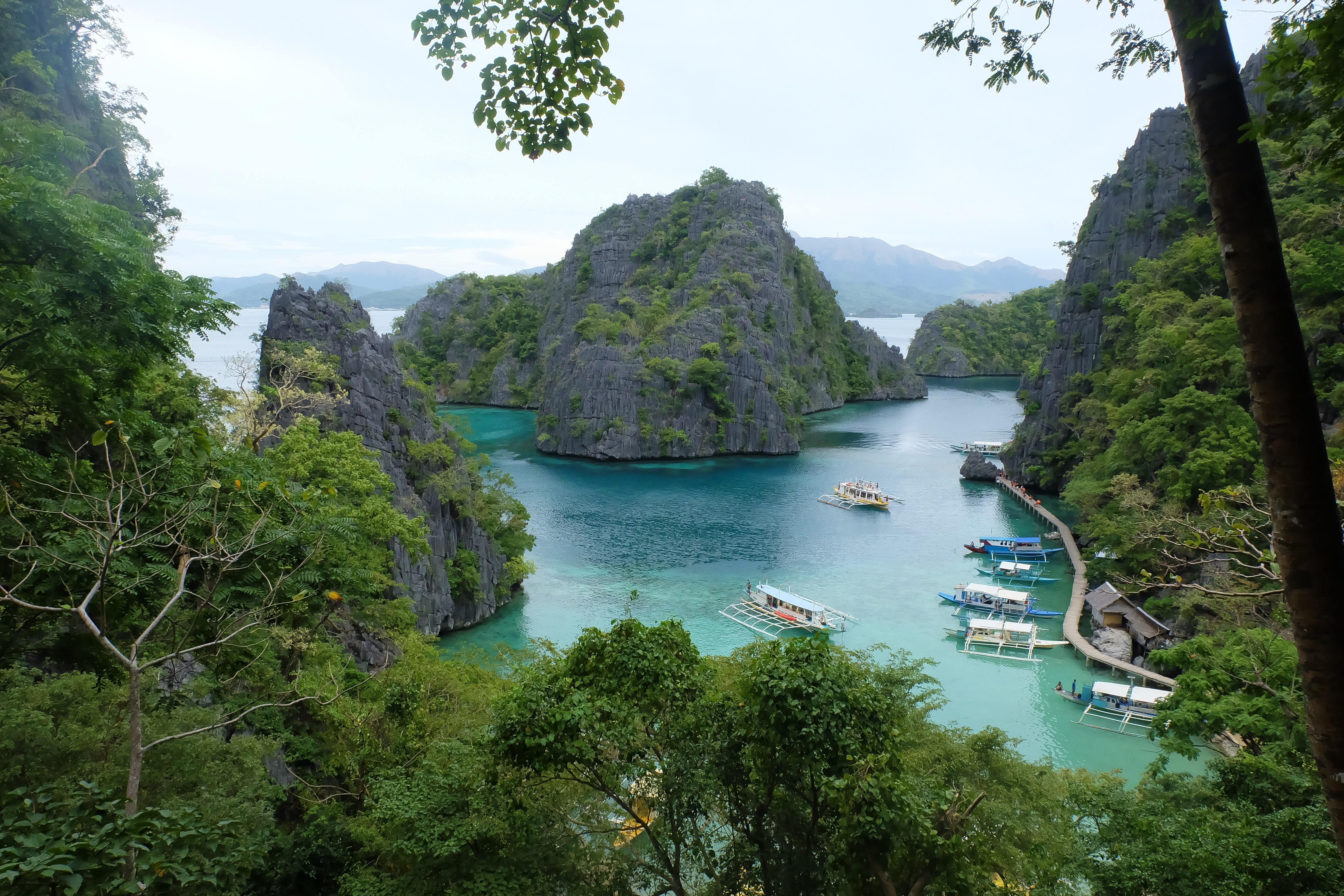 The view from Kayangan Lake’s entrance in Coron, Palawan r/Philippines