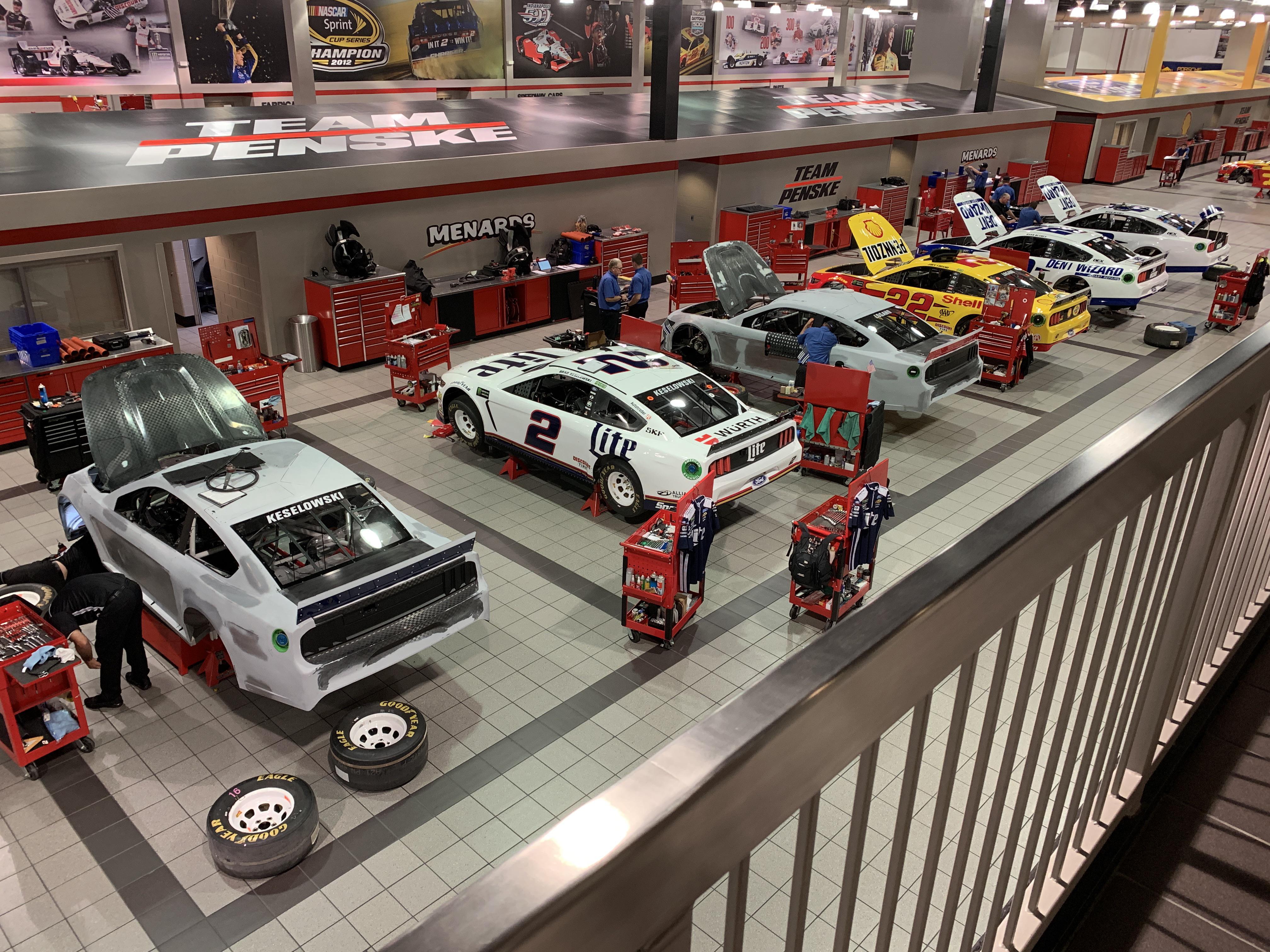Penske’s shop shop is amazing. The place is absolutely spotless. Even