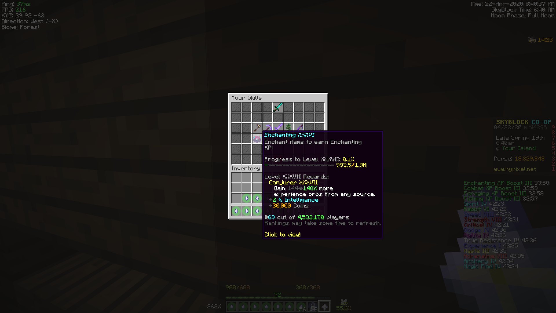 Fishing Xp Boost Potion