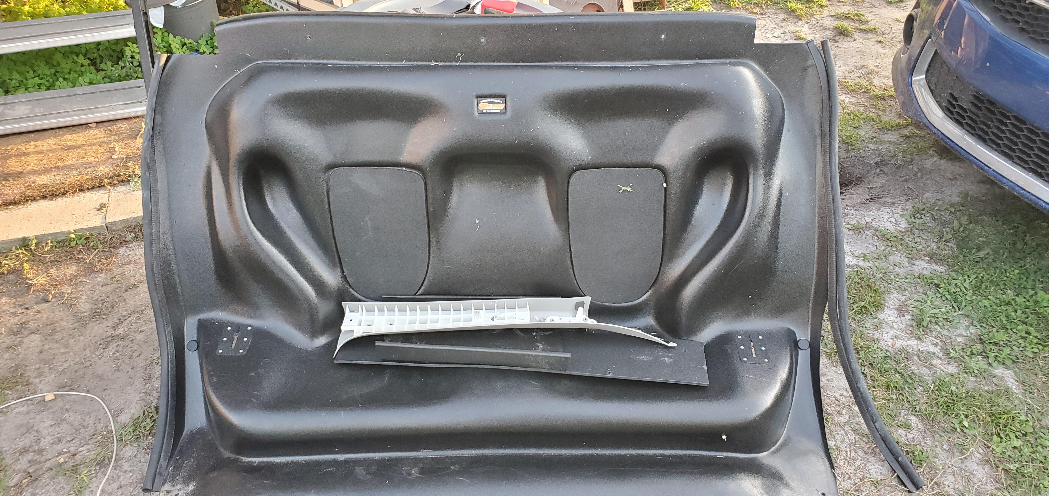 I bought a cop car at an auction to sell. What do I do with the back