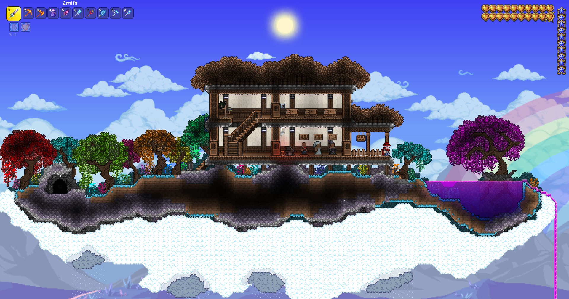 hallow floating island r/Terraria