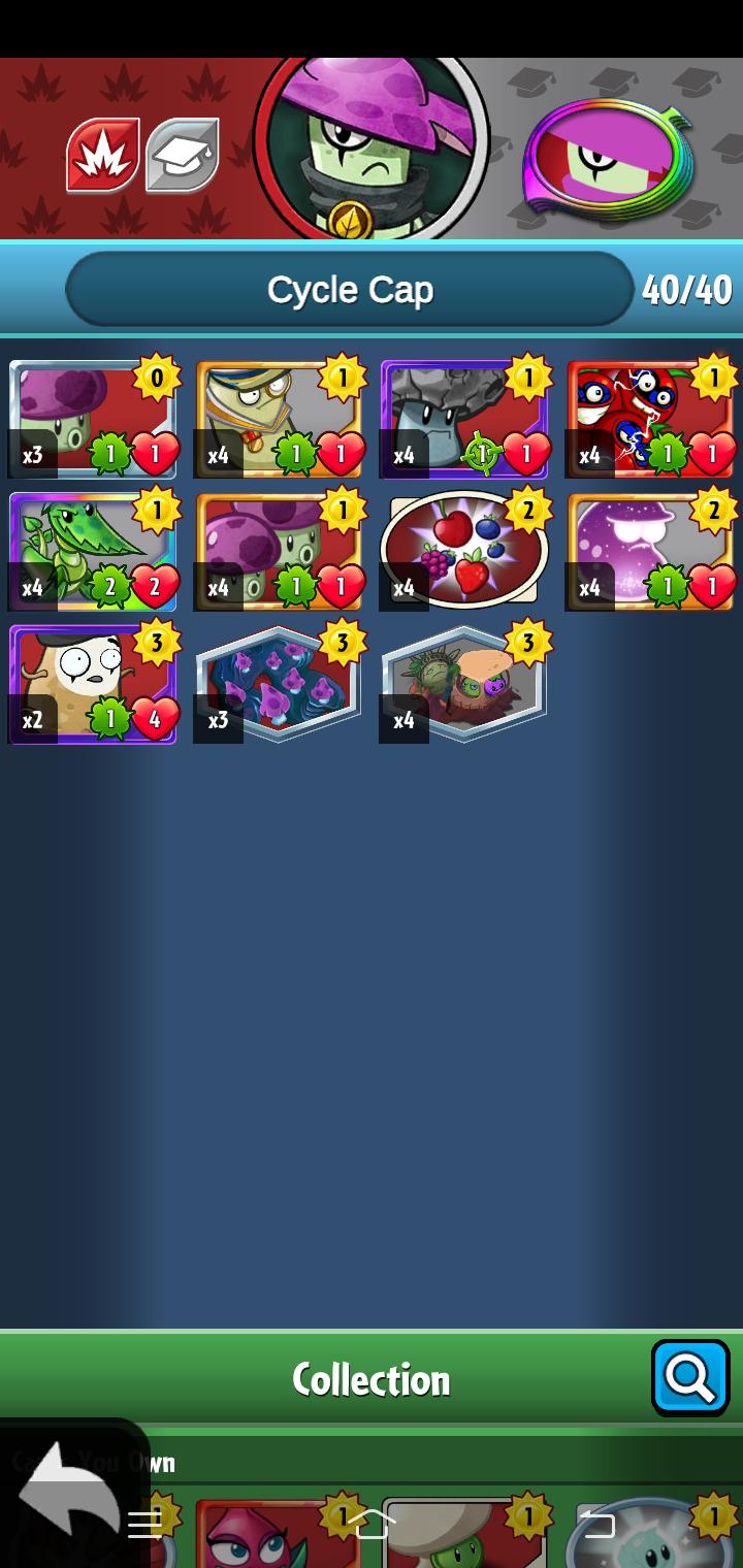 A Cycle Cap Deck, Any Way Of Improving? PvZHeroes