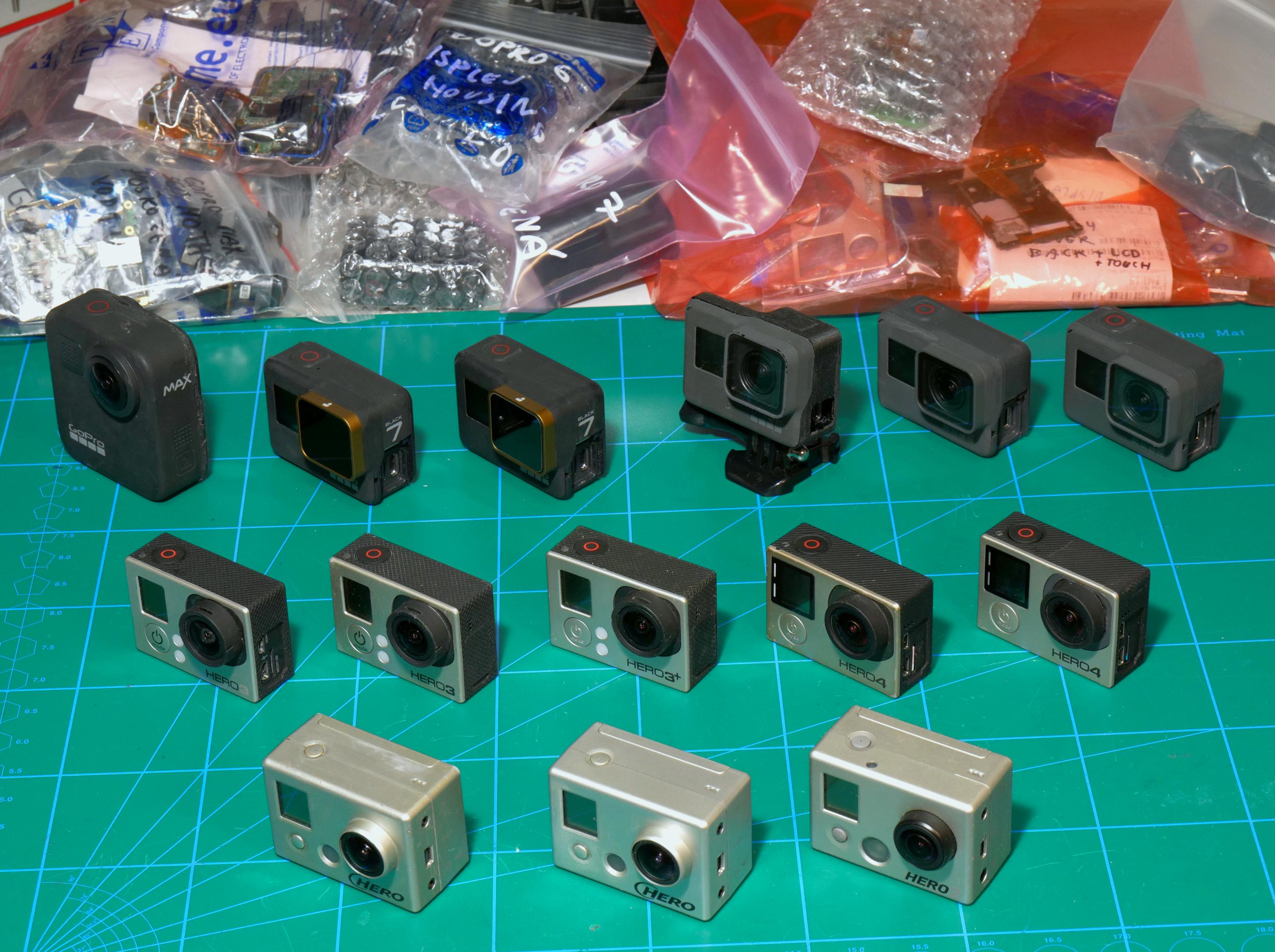 I collect and repair GoPro cameras for fun. I also might have a problem