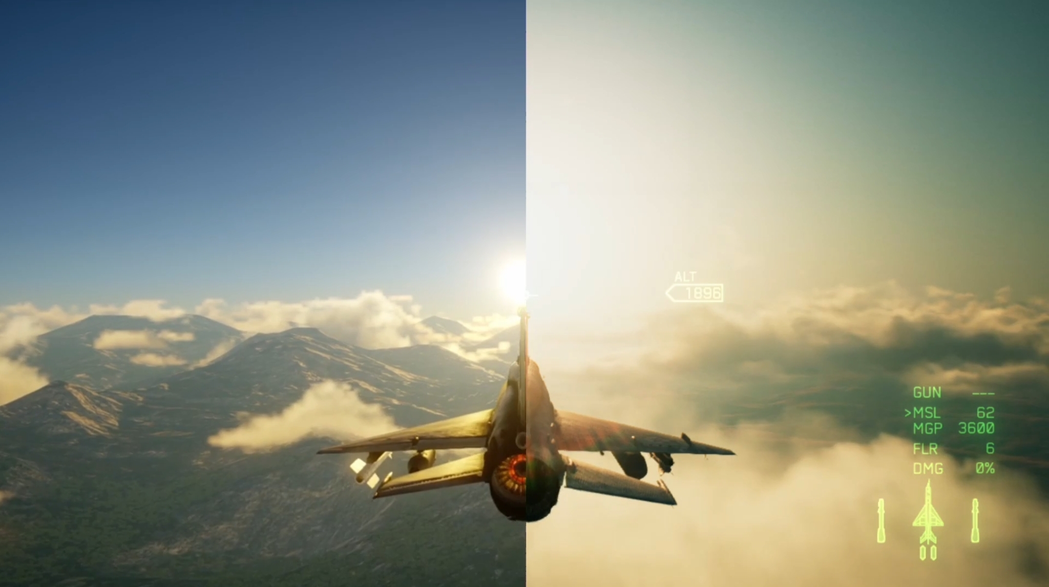 Project Wingman (left) Vs Ace Combat 7 (right) r/gaming