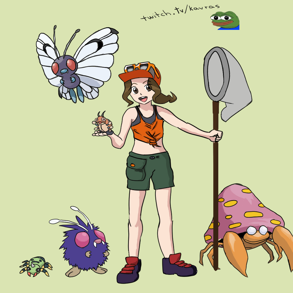 Bug catcher pokemon trainer Maya r/mayahiga