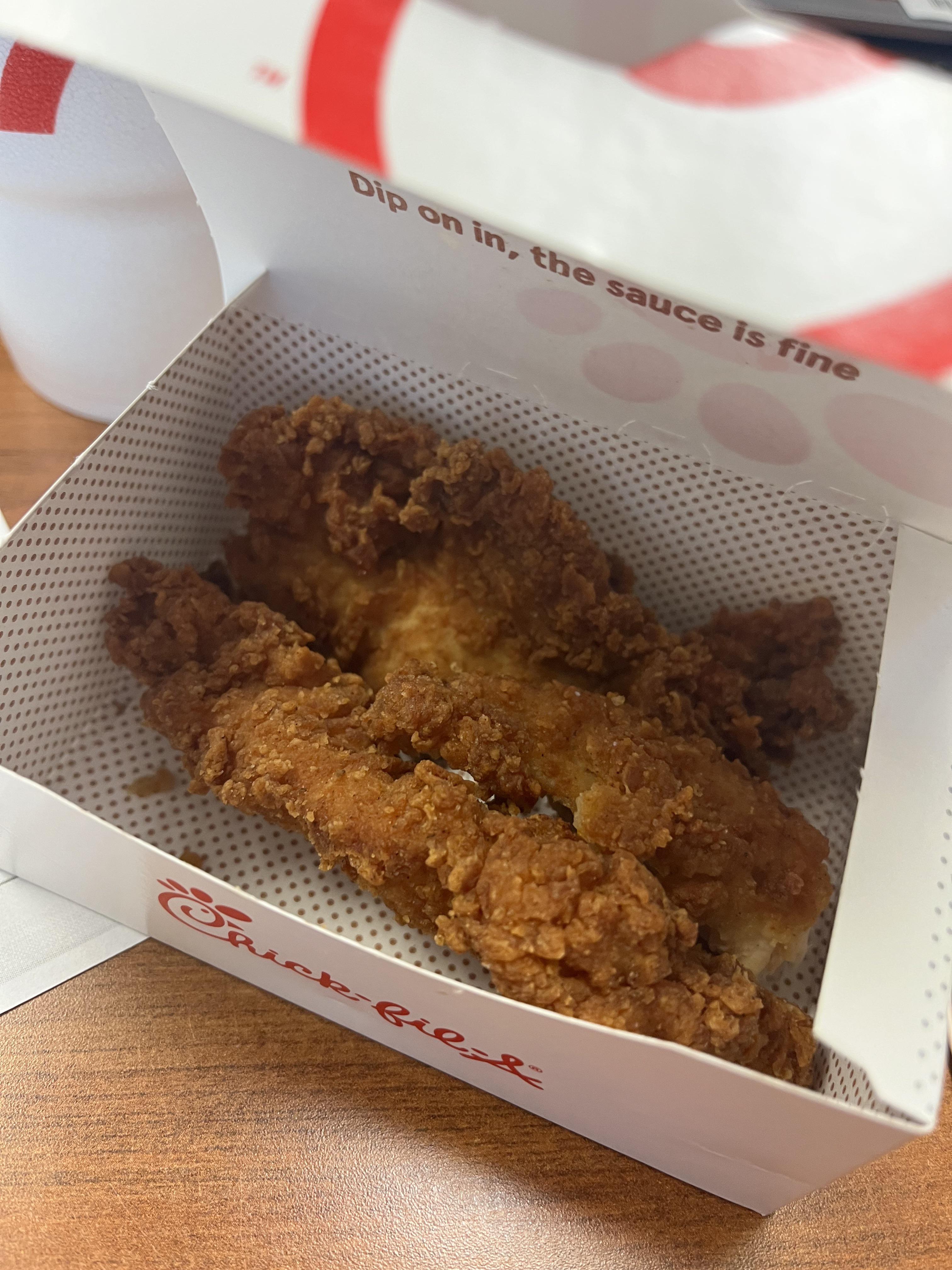 Chicken Strips! r/ChickFilA