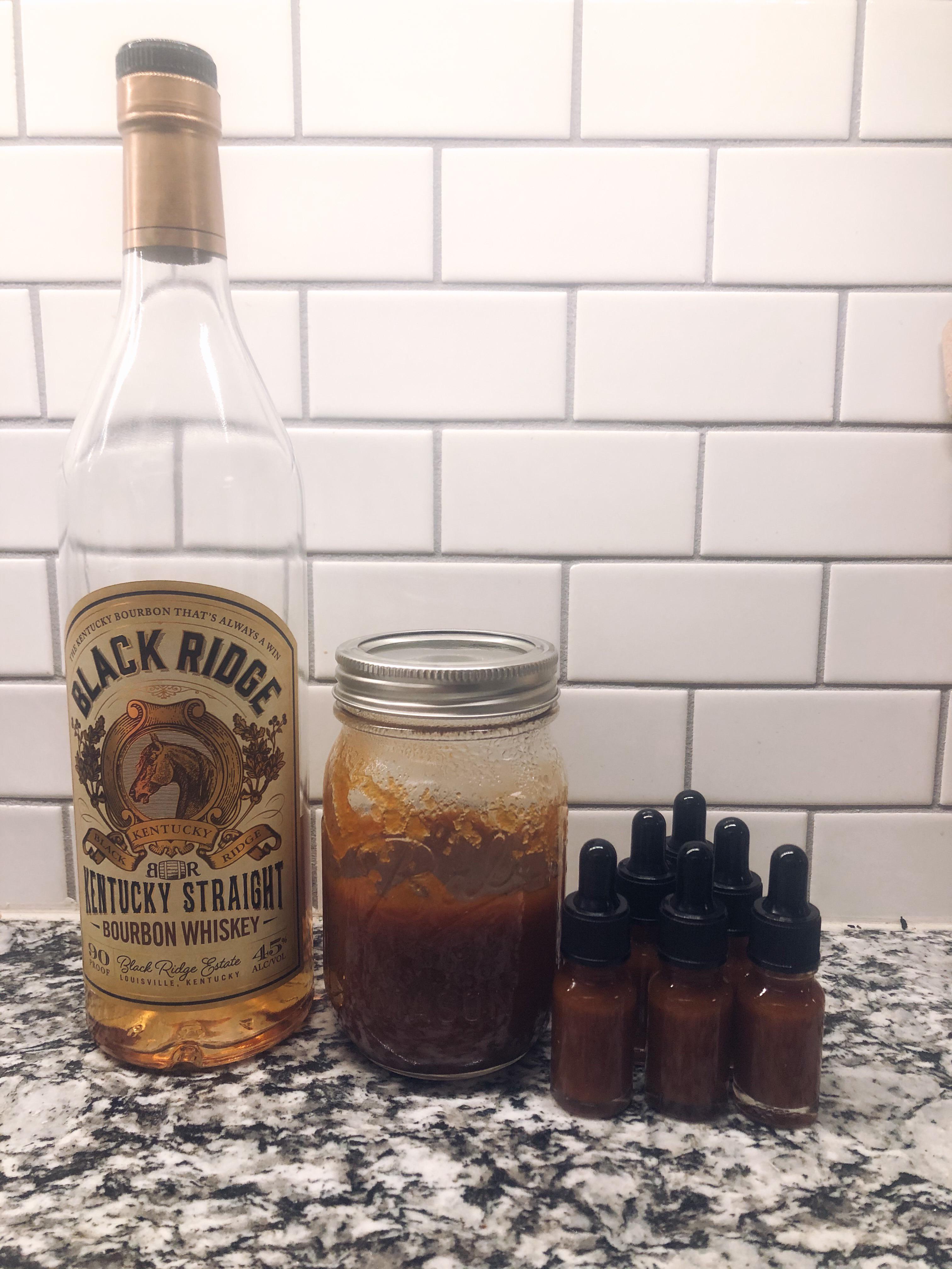 Peach, Bourbon, and chocolate ghost pepper sauce. It was nice having a
