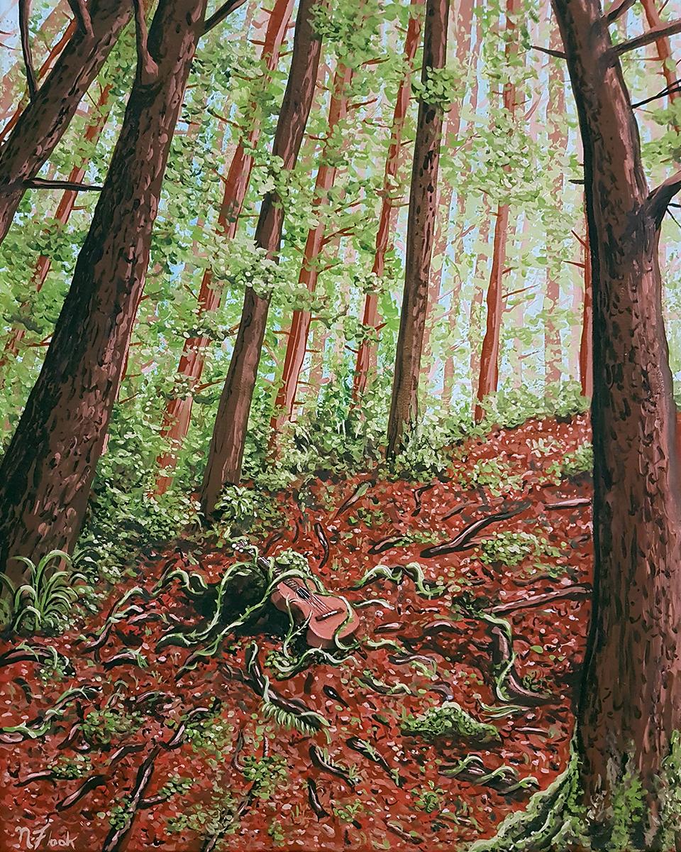 Hey reddit, wanted to show off my latest acrylic painting. Proud of