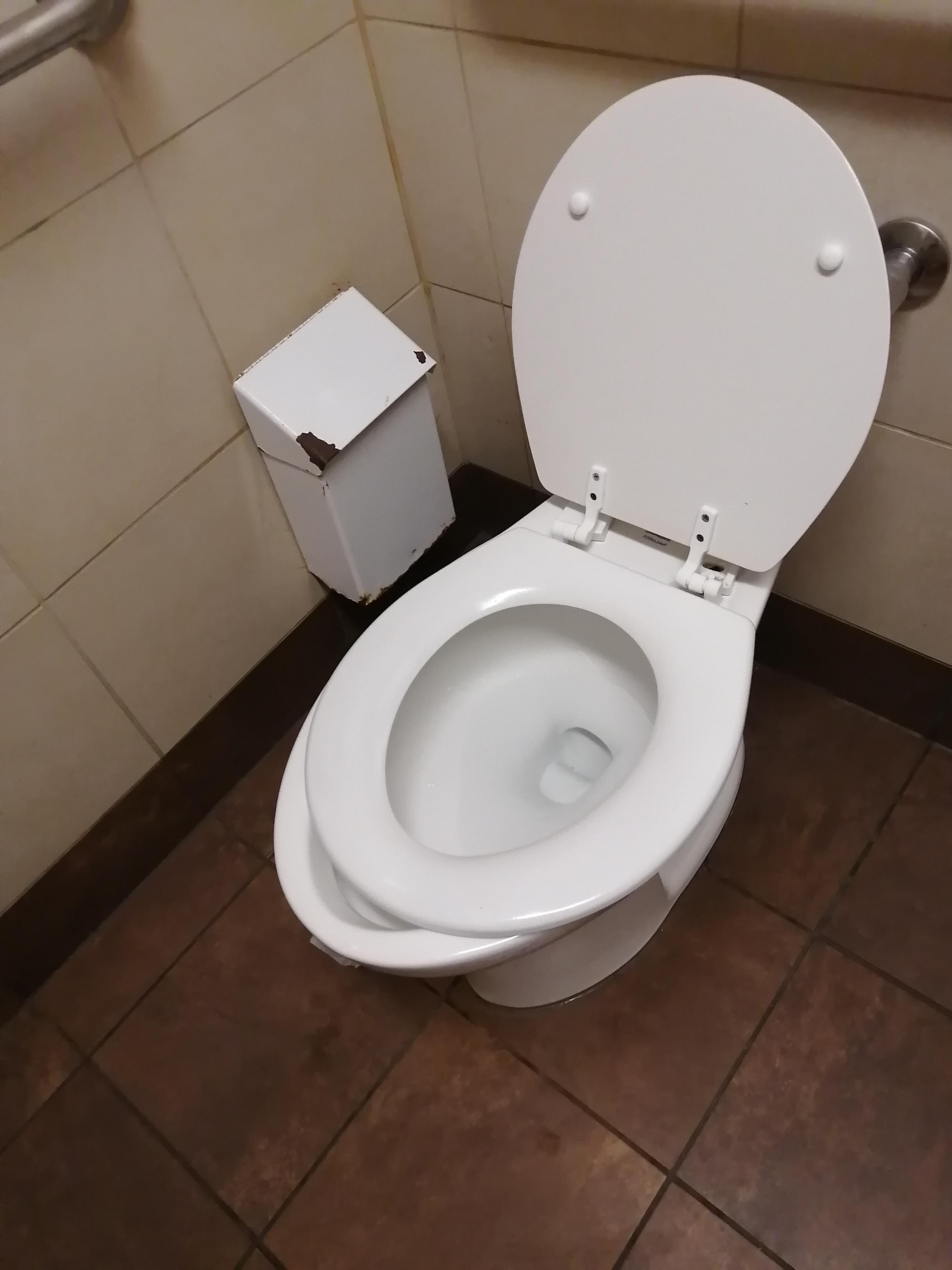 Can't even do toilet seat covers correct anymore r/onejob