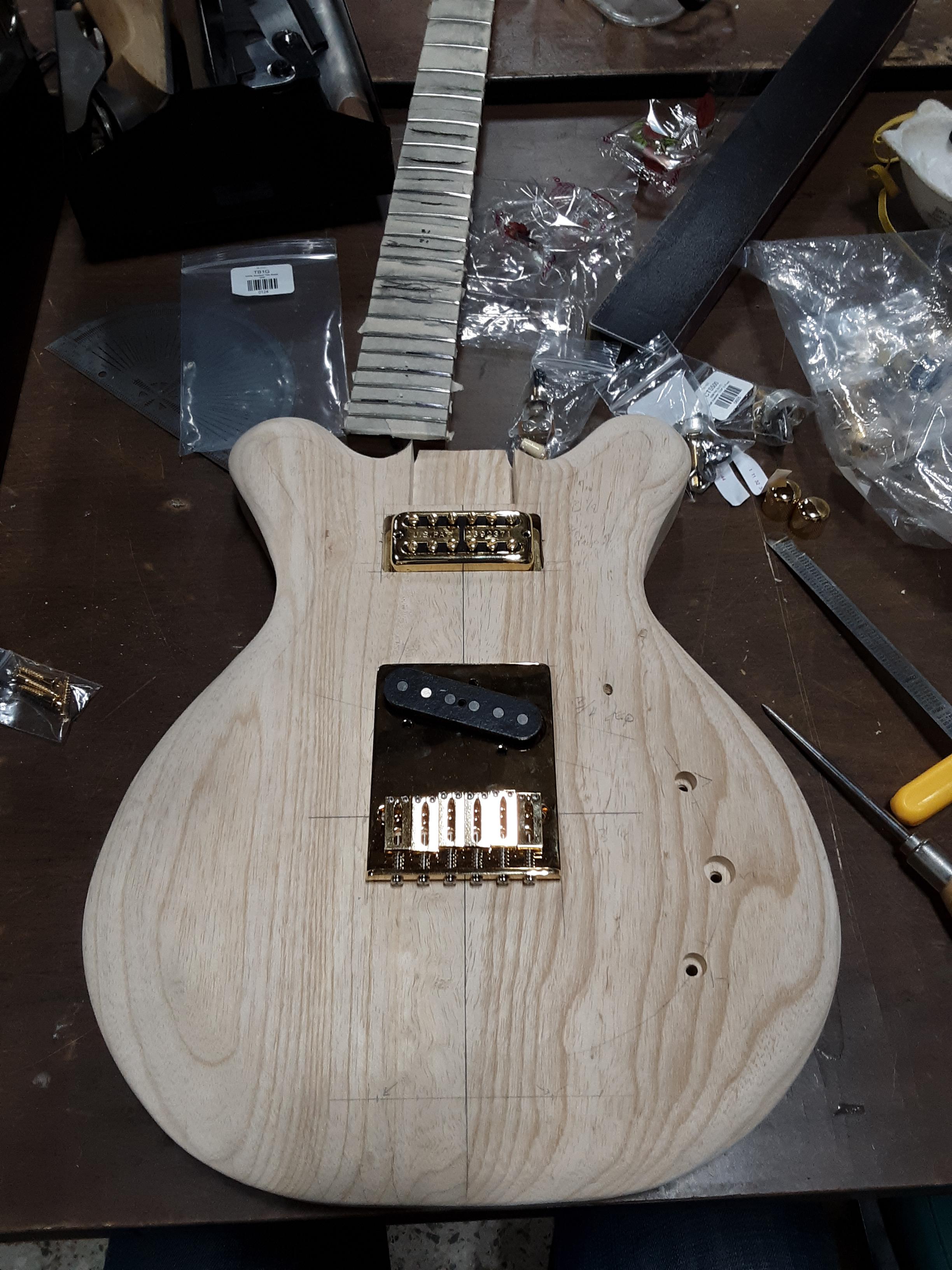 Router and drill press day. Much progress. r/Luthier