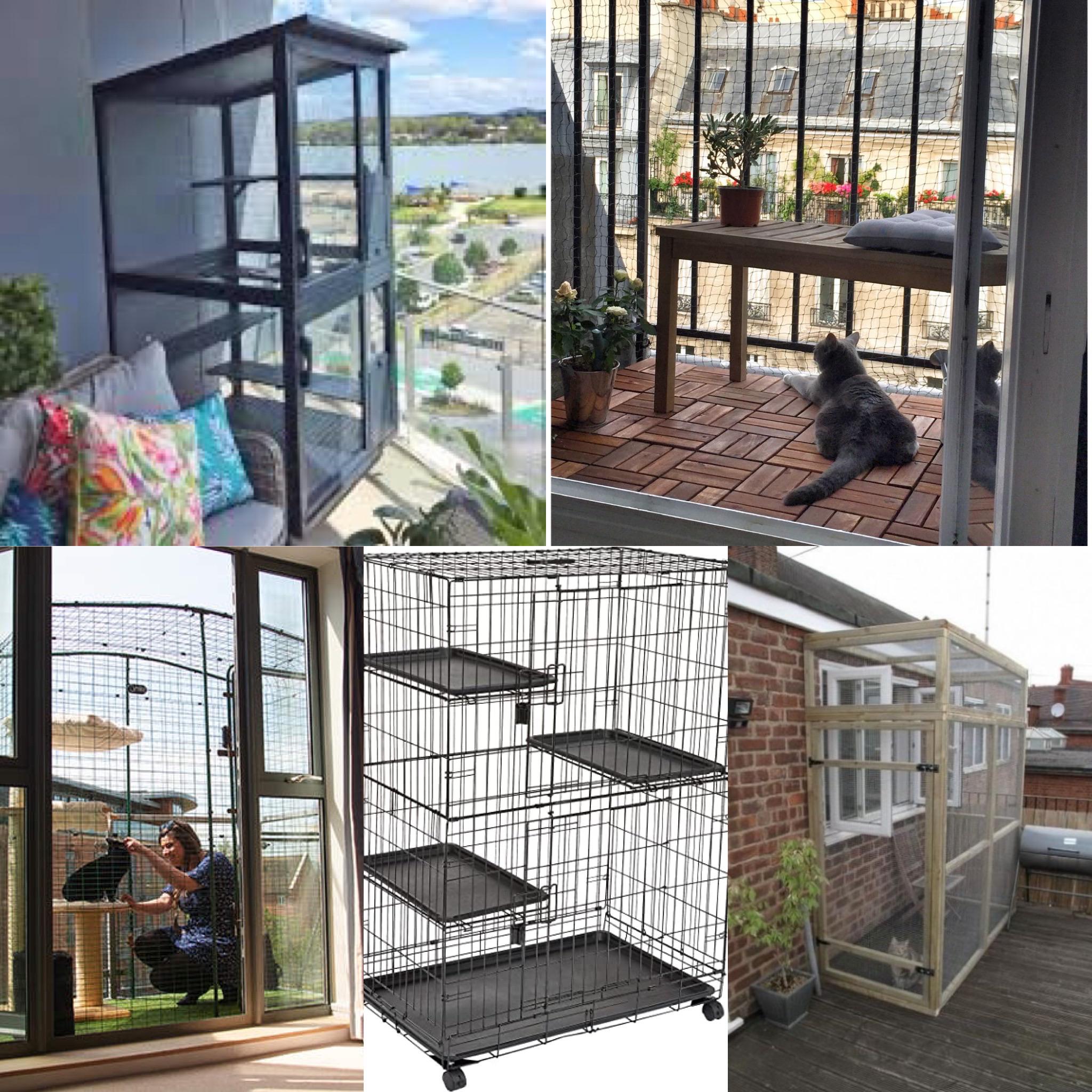 look there are these things called cat cages so you’r cat won’t