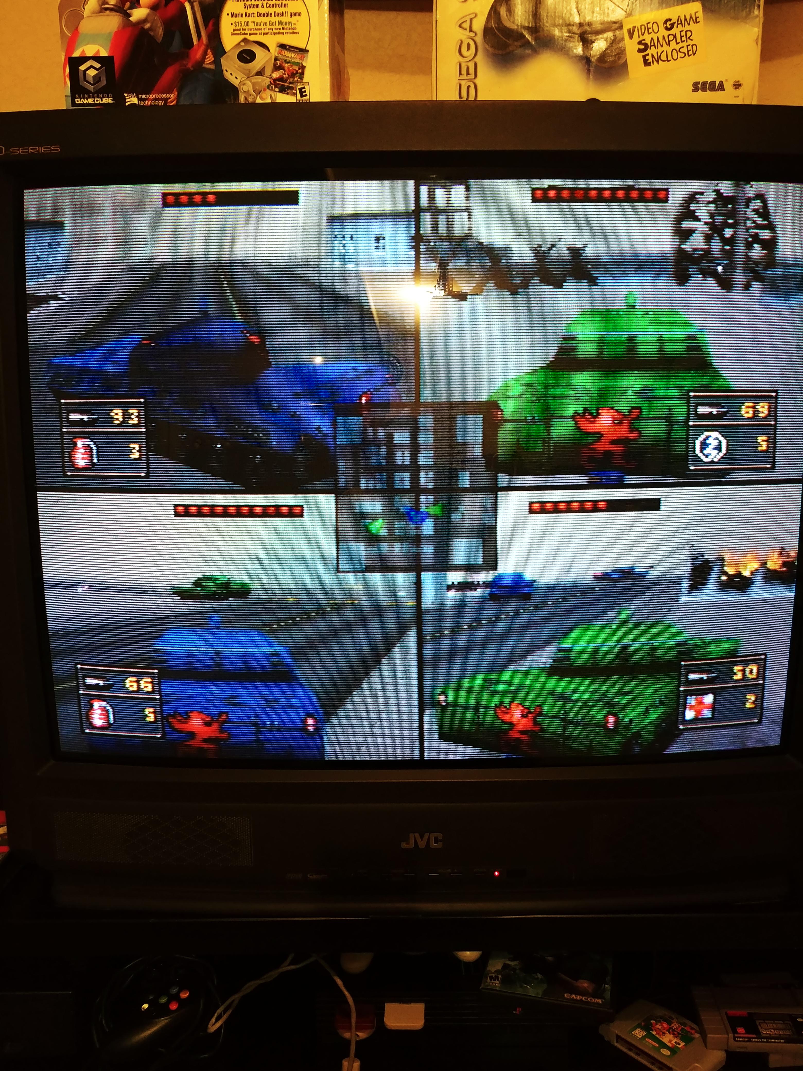The way it's meant to be played N64 with friends BattleTanx r/n64